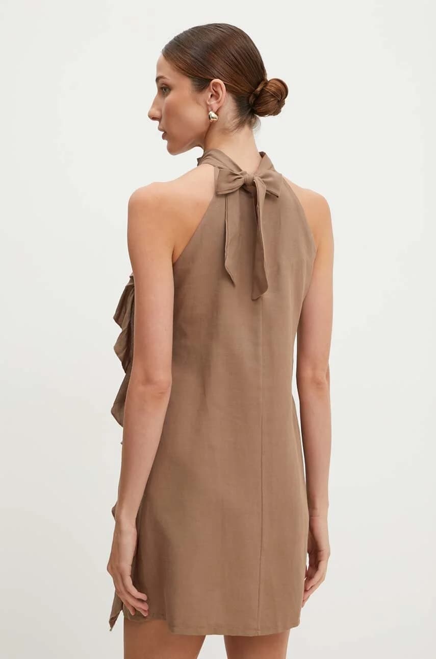 Льняное платье - фото 3