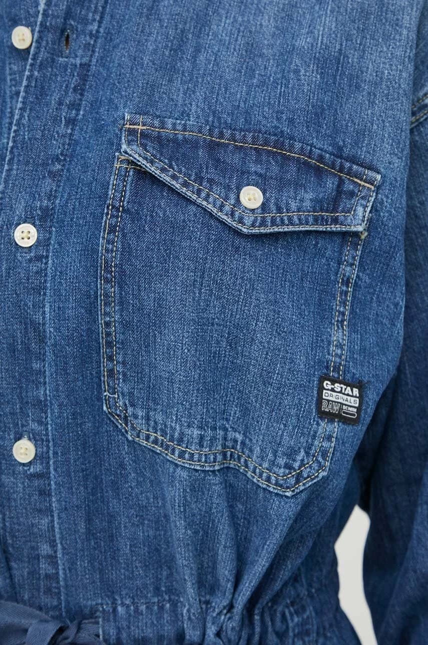 Джинсовое платье - фото 5