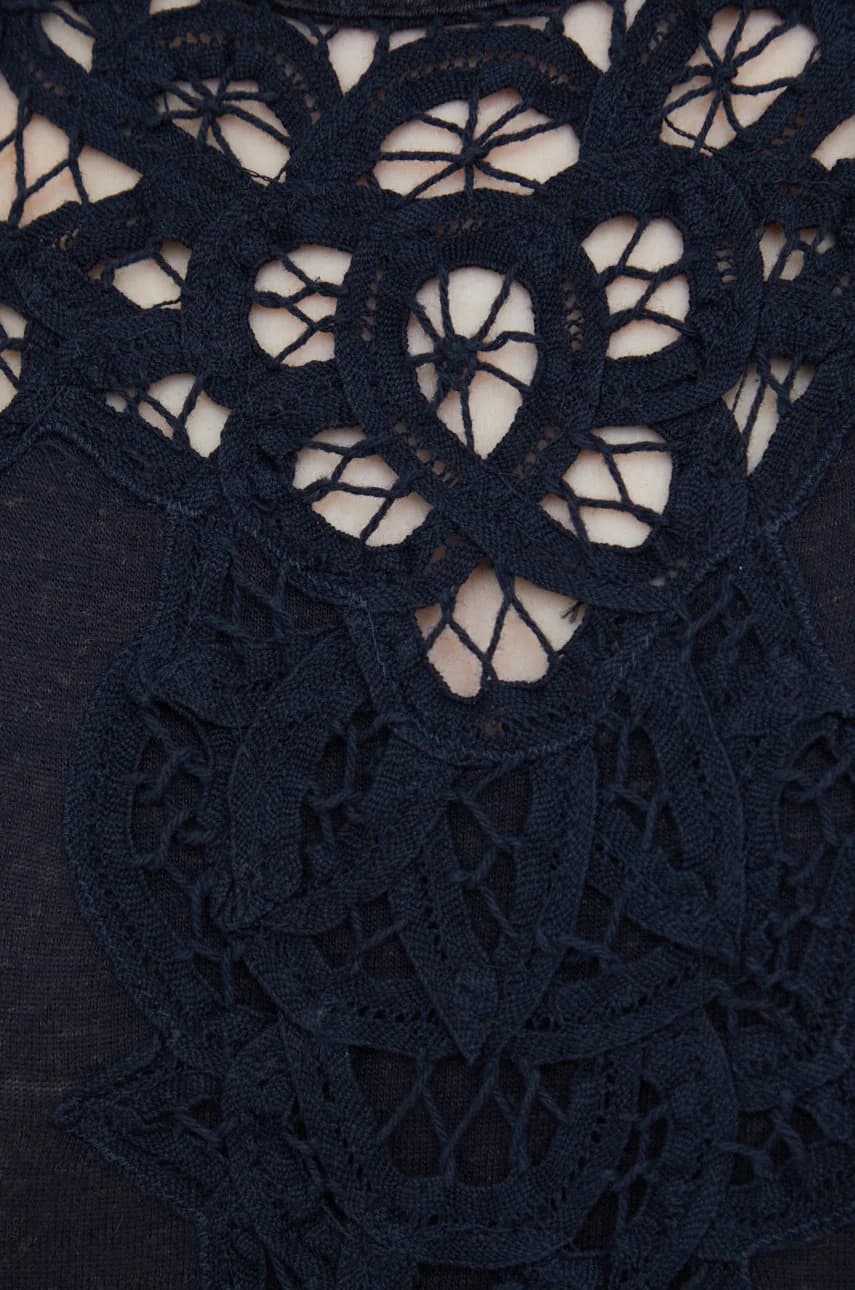 Платье из смесового льна - фото 5