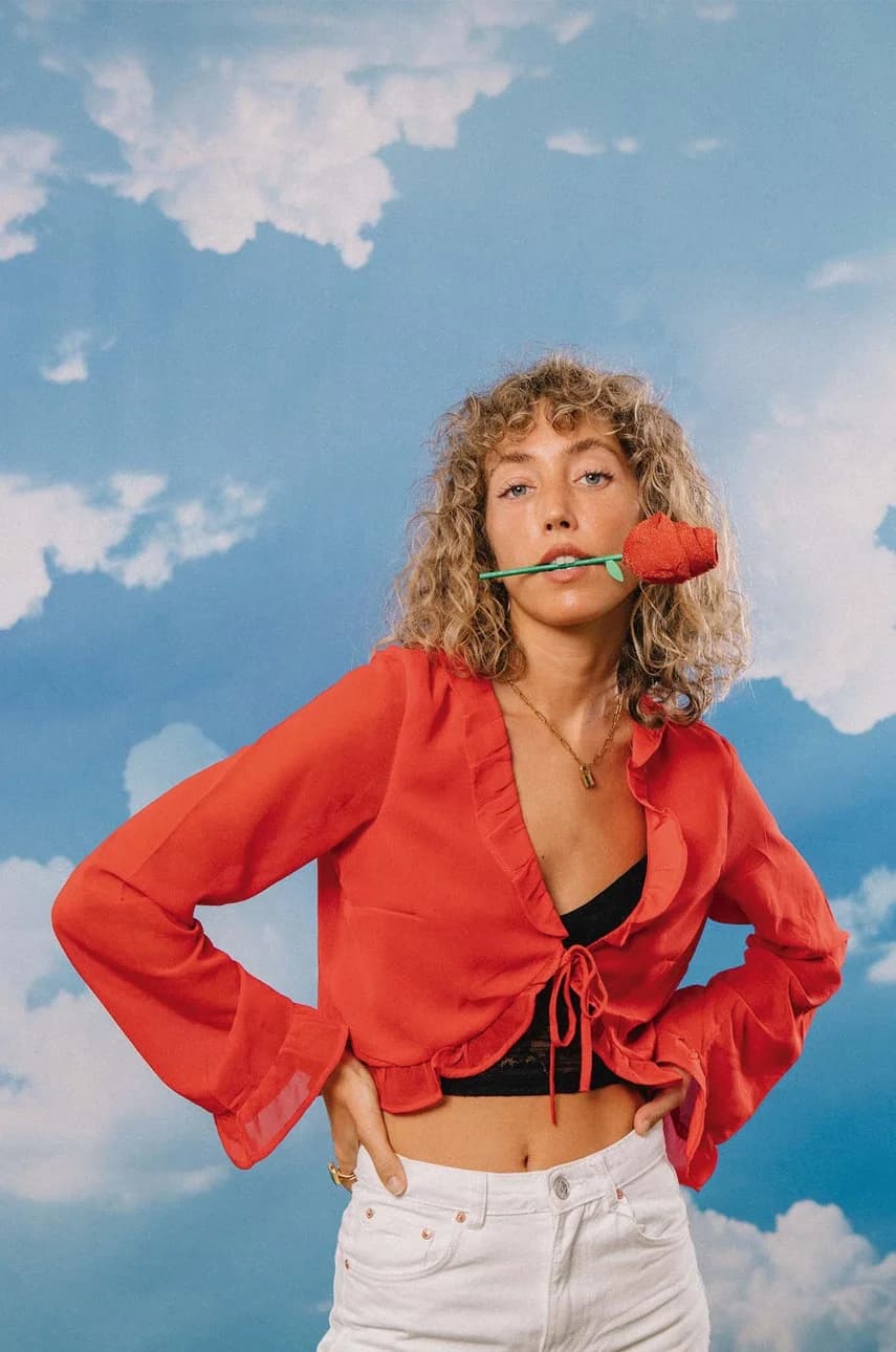 Носки "Красивая роза" - фото 4