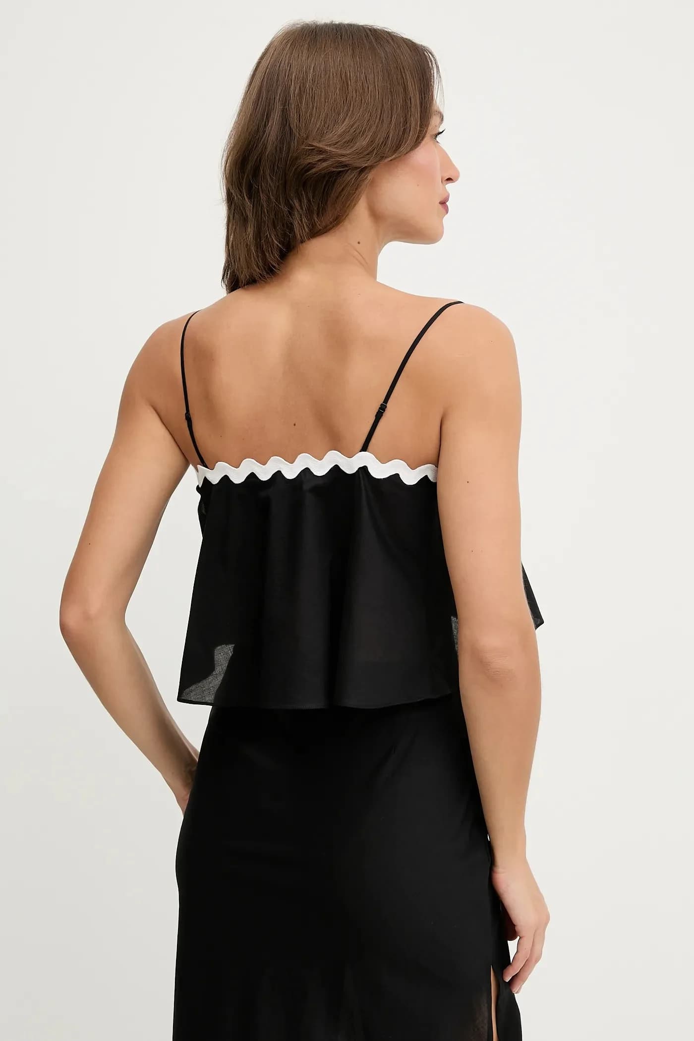 Хлопковый пляжный топ - фото 3