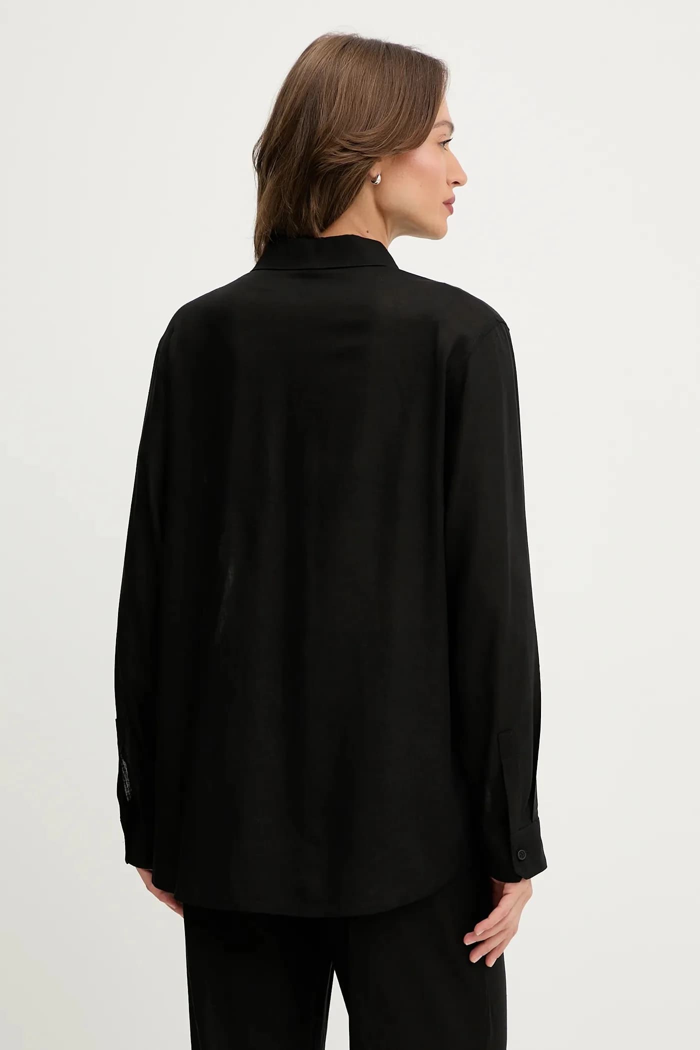 Пляжная рубашка из смесового льна HOTEL KARL - фото 3