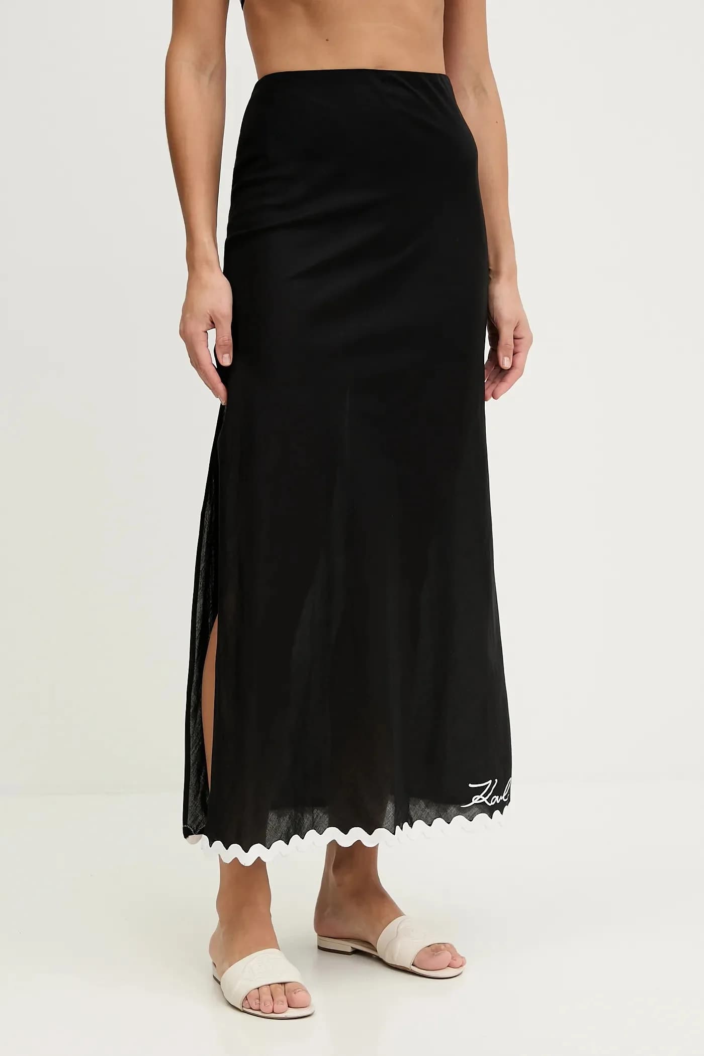 Хлопковая пляжная юбка