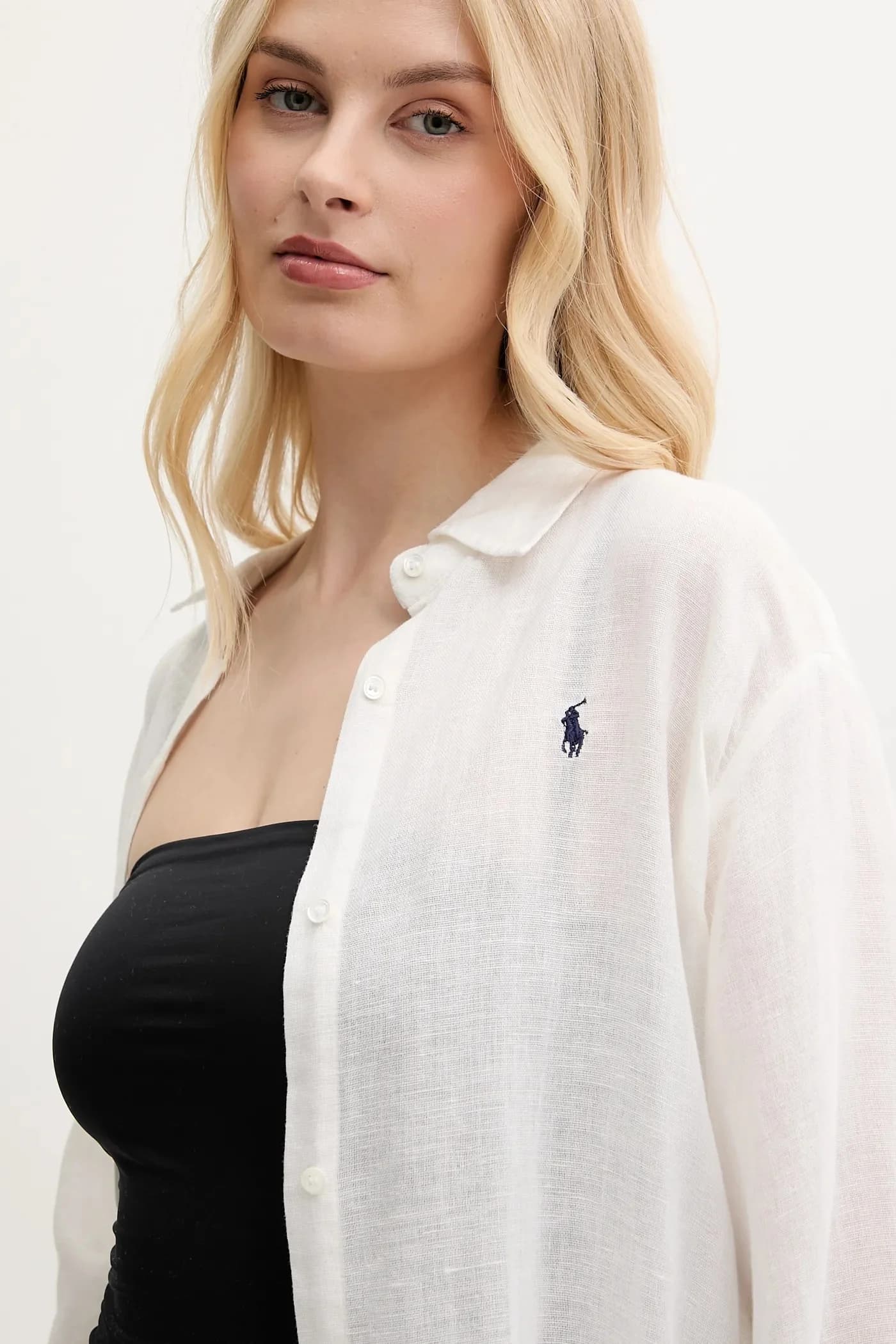 Льняное пляжное платье - фото 4