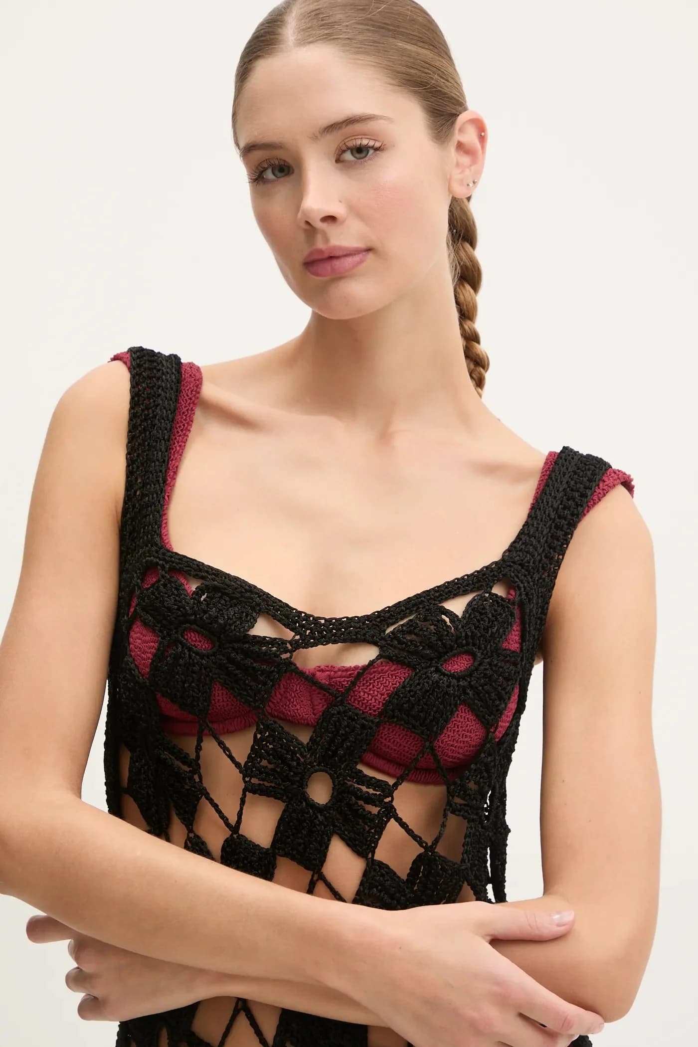 Шелковое пляжное платье - фото 4