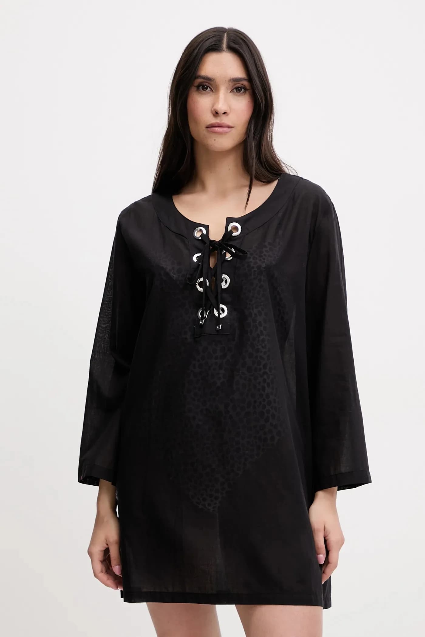 Хлопковая пляжная блузка