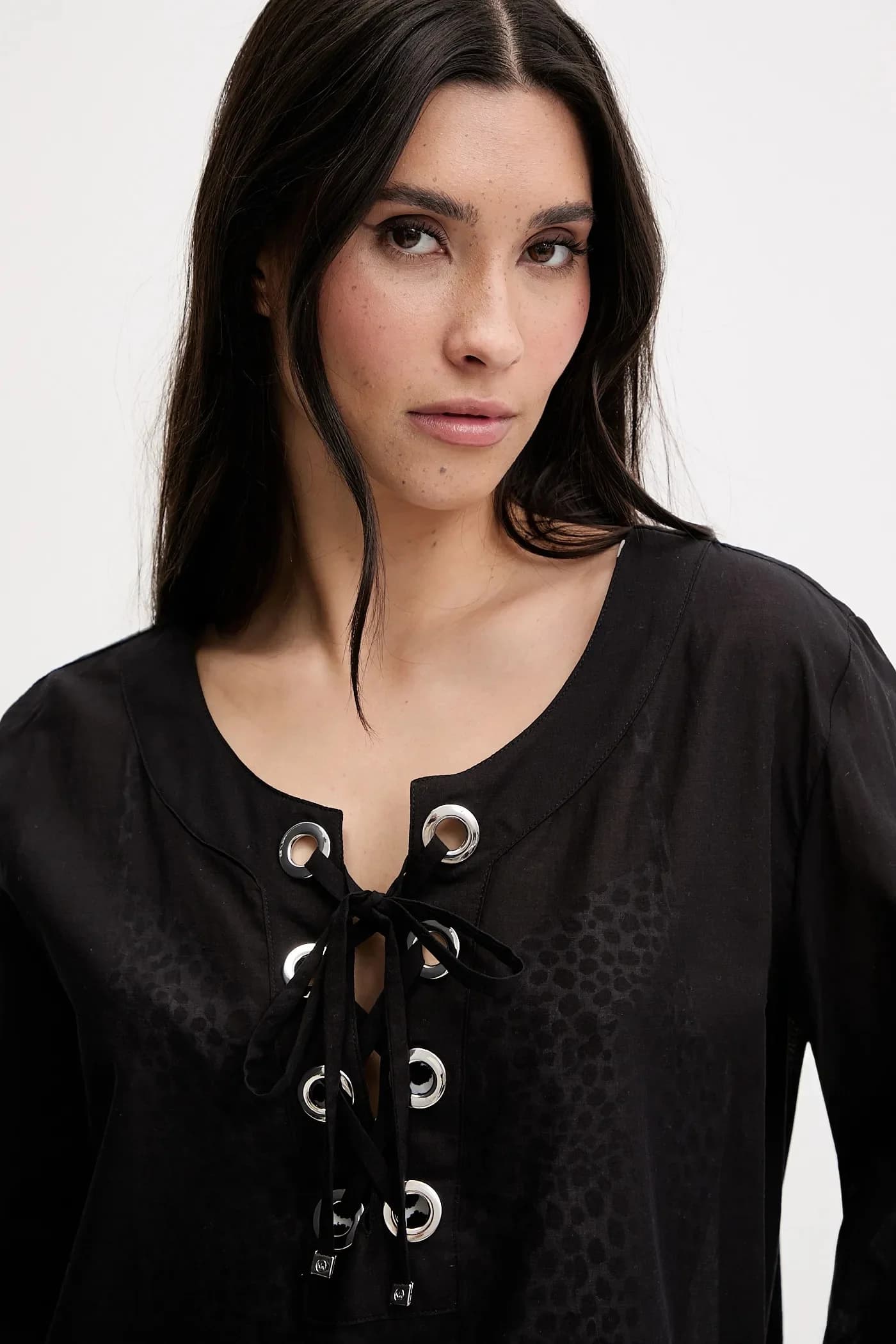 Хлопковая пляжная блузка - фото 4