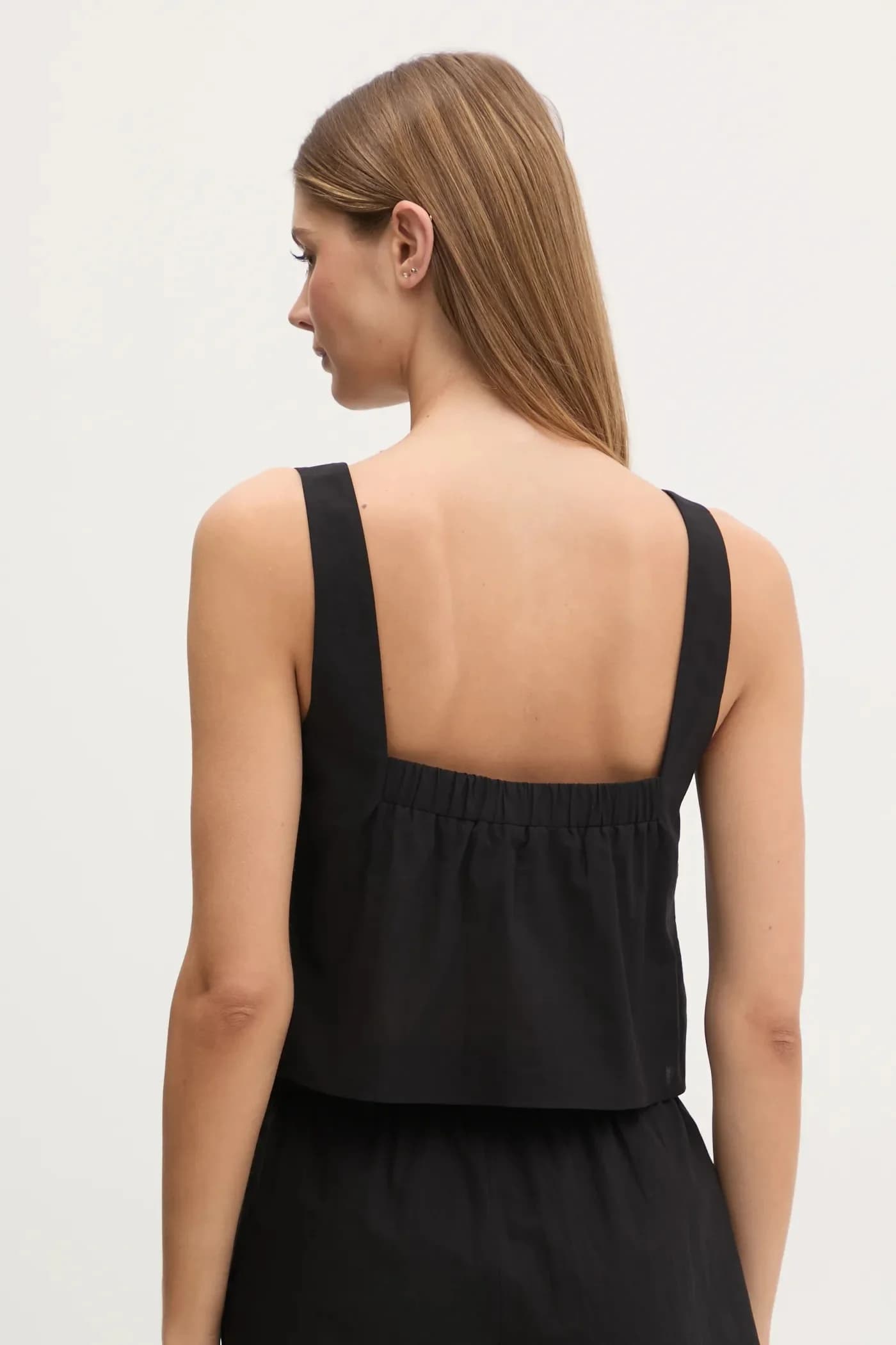 Хлопковый пляжный топ - фото 3