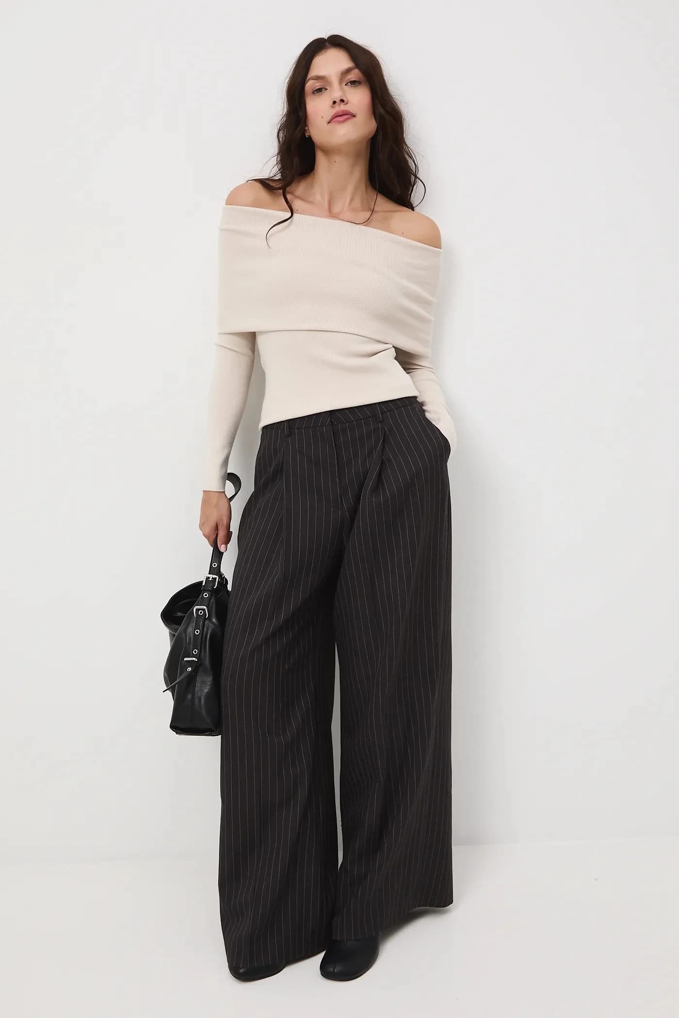 Брюки из смесовой шерсти - фото 4