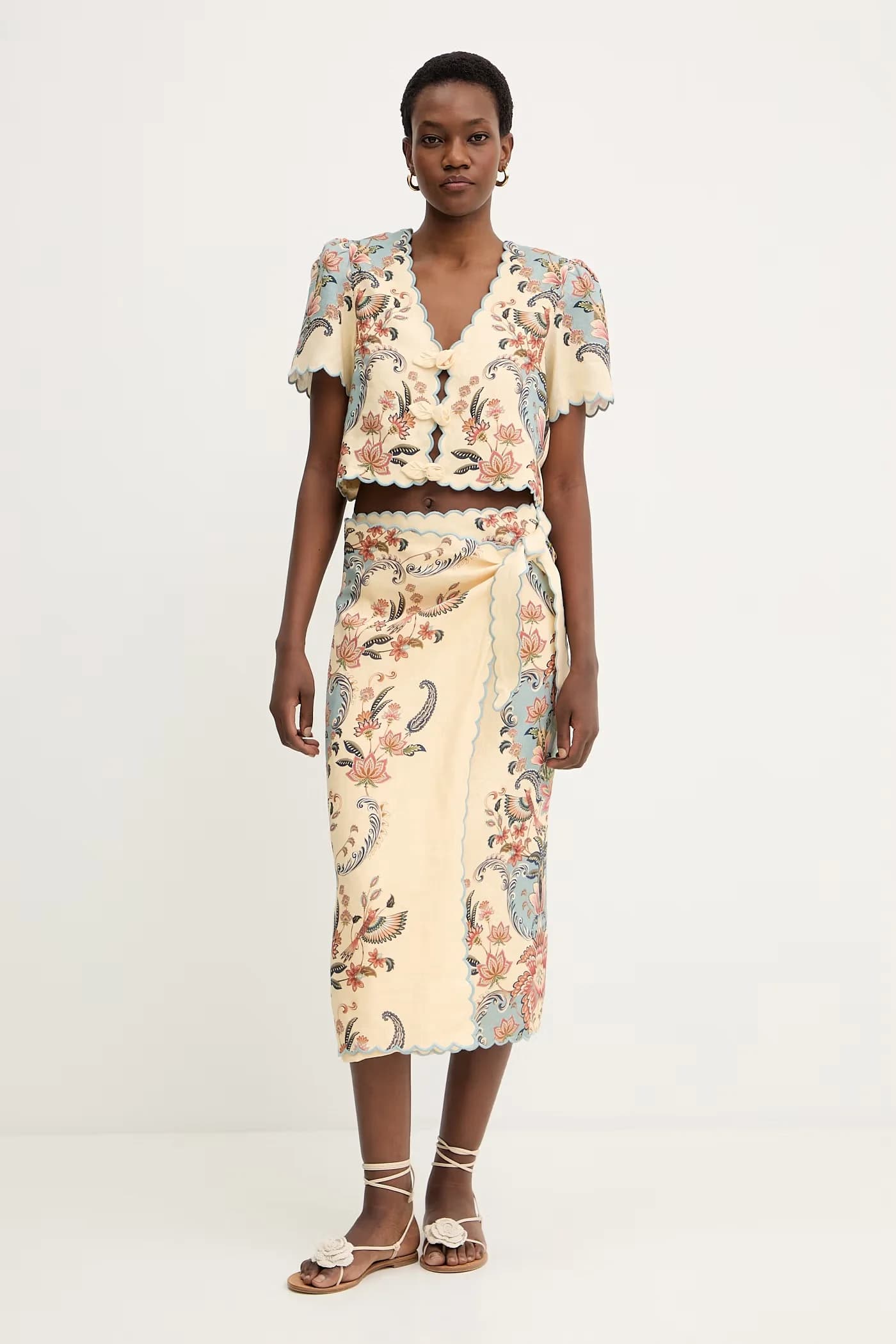 Льняная юбка - фото 2