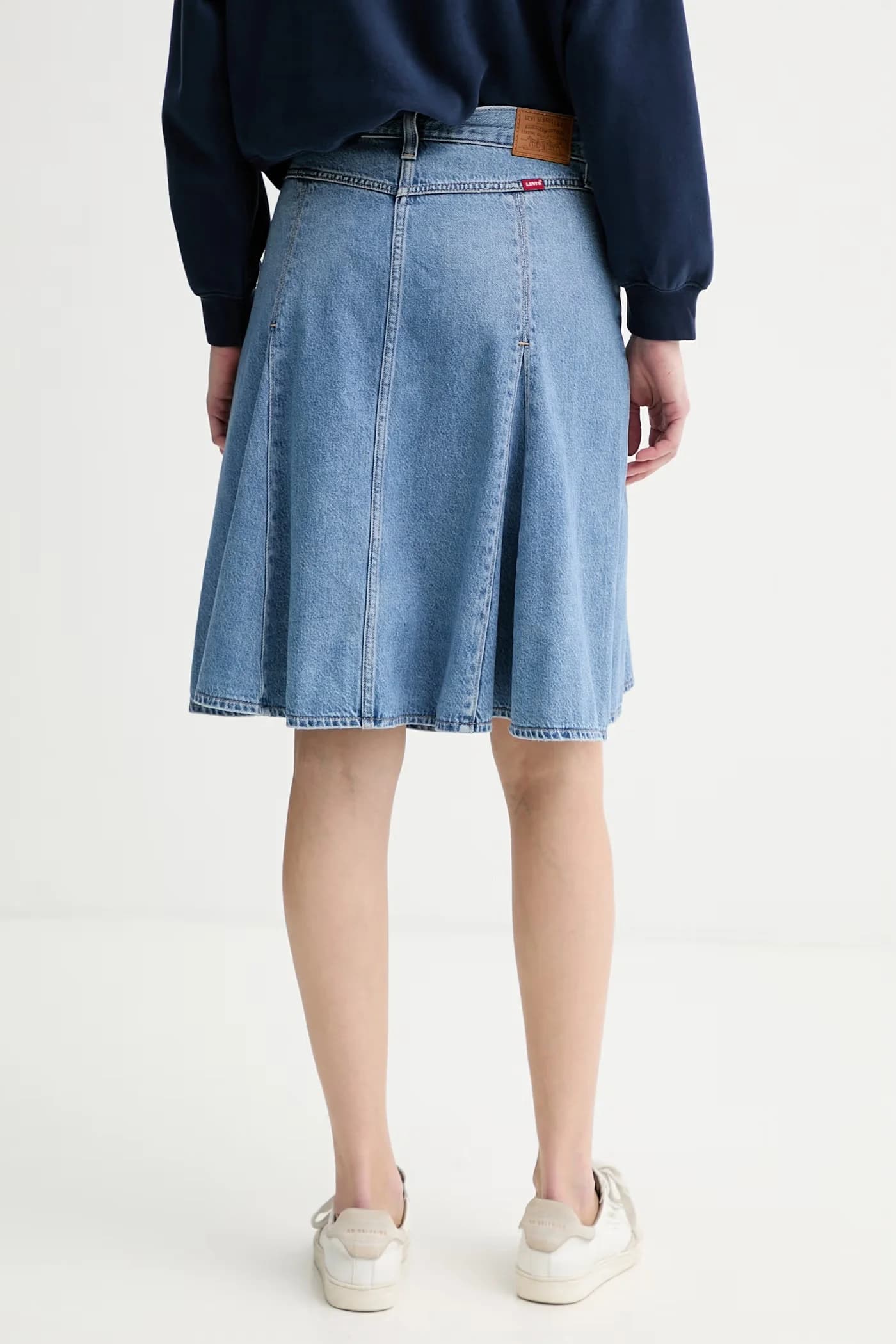 Джинсовая юбка GODET ДЛИНОЙ КОЛЕНА - фото 3