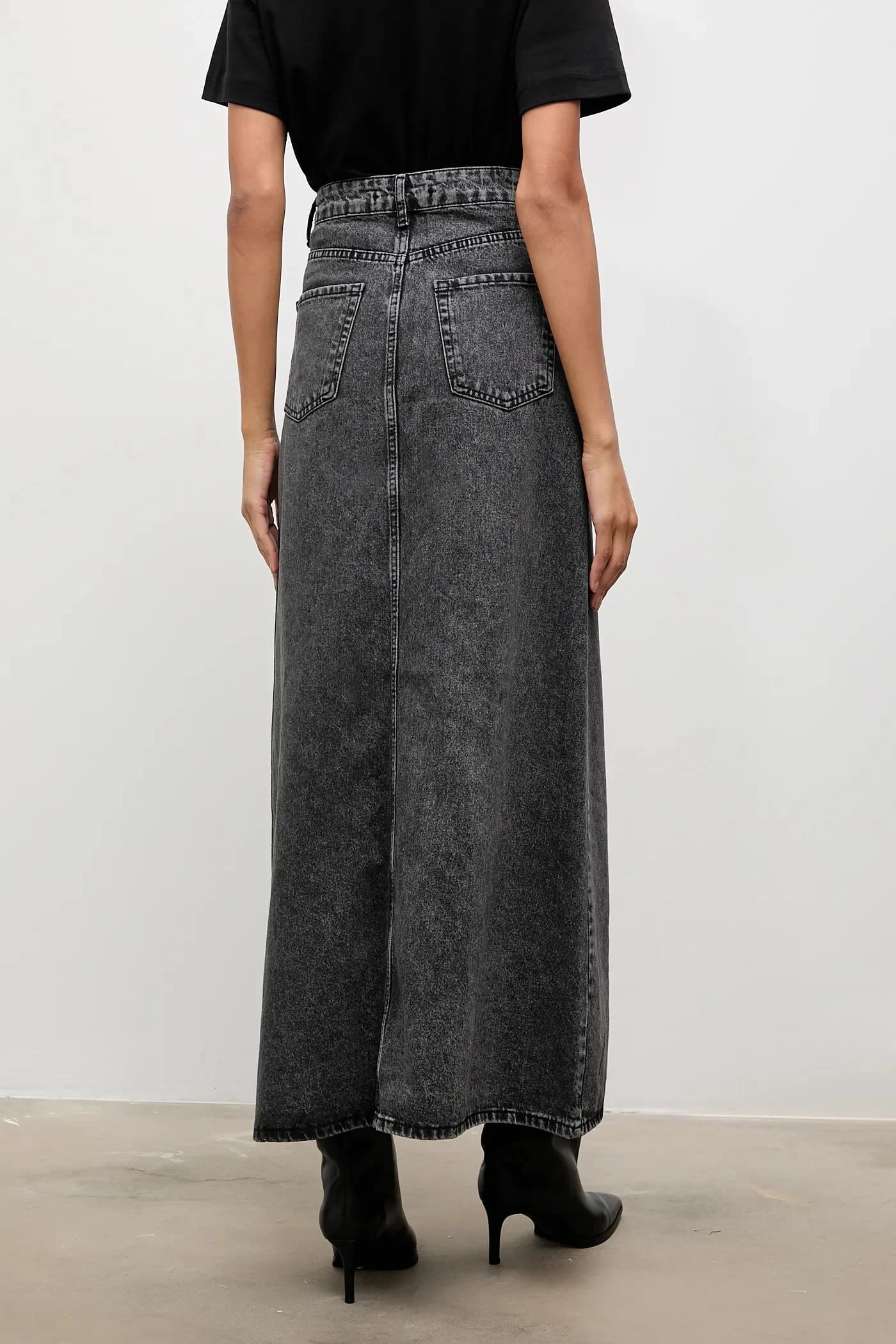 Джинсовая юбка - фото 3