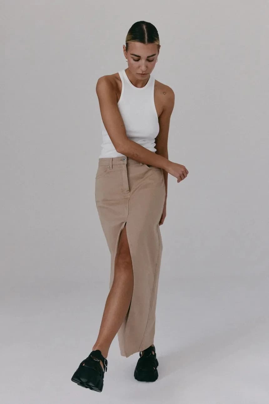 НАНТЕ джинсовая юбка - фото 4