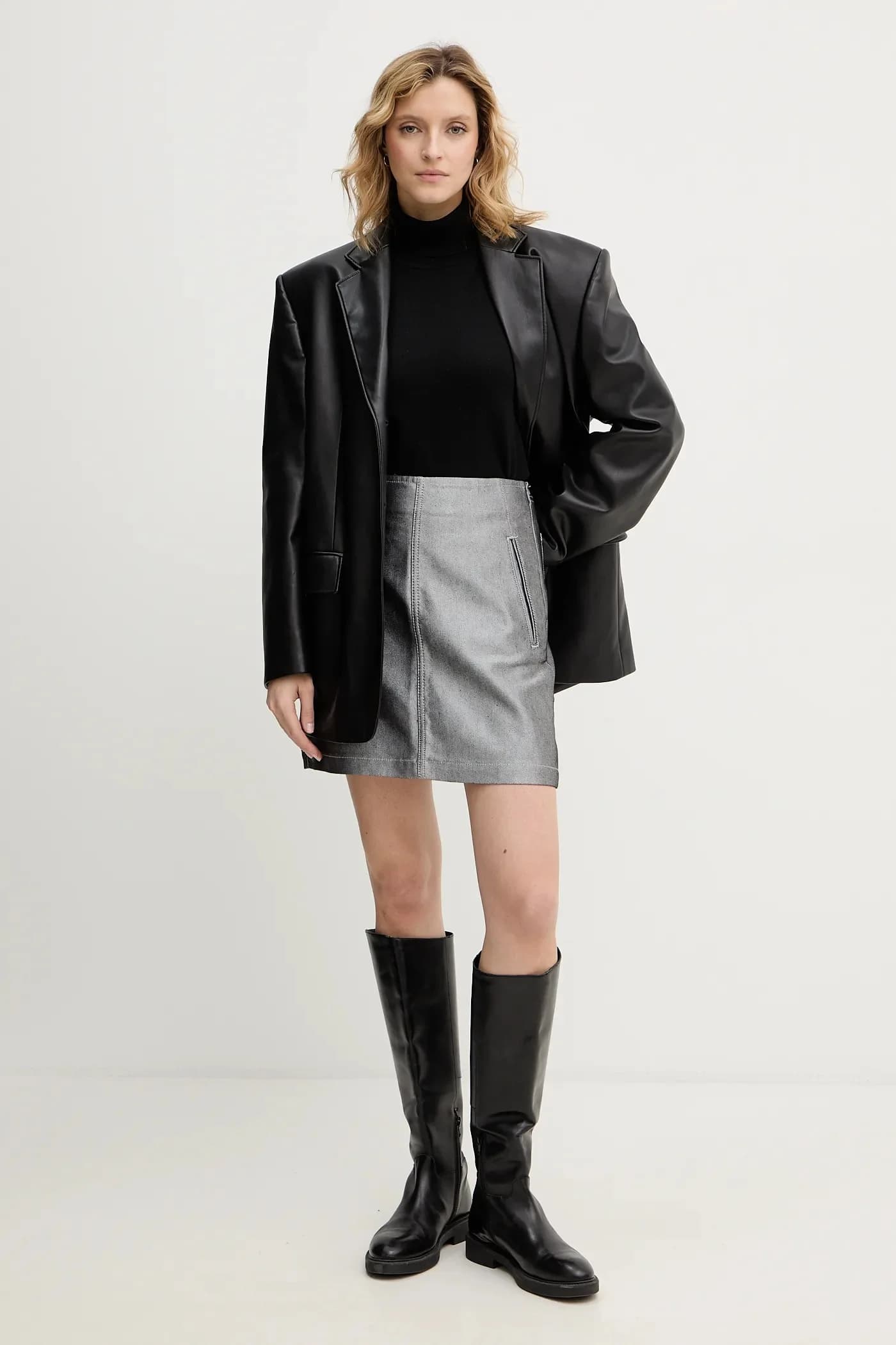 Джинсовая юбка - фото 2