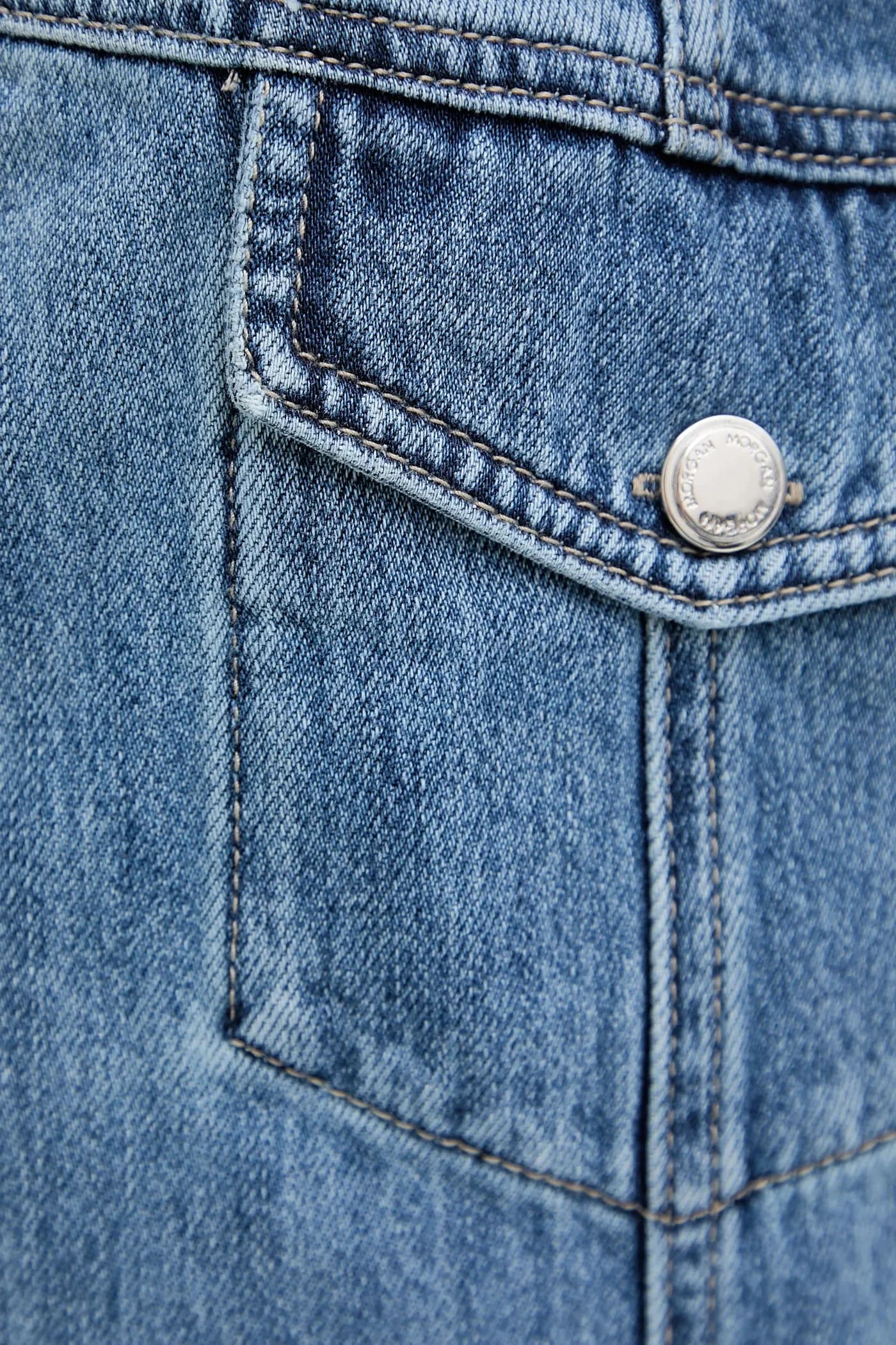 Джинсовая юбка - фото 4