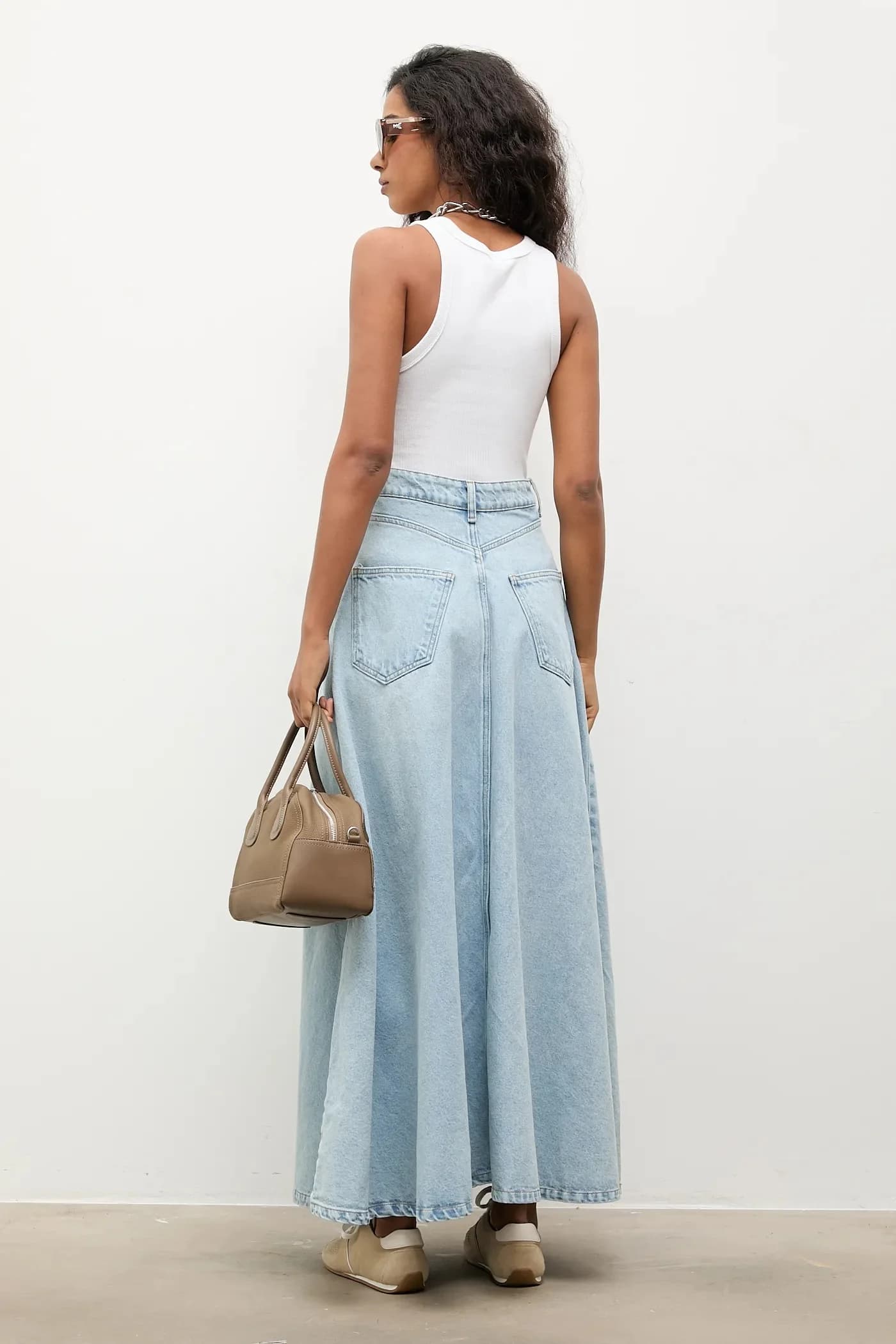 Джинсовая юбка - фото 3