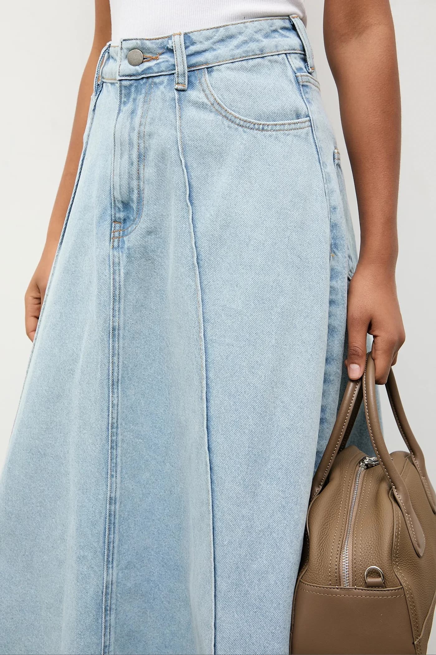 Джинсовая юбка - фото 4