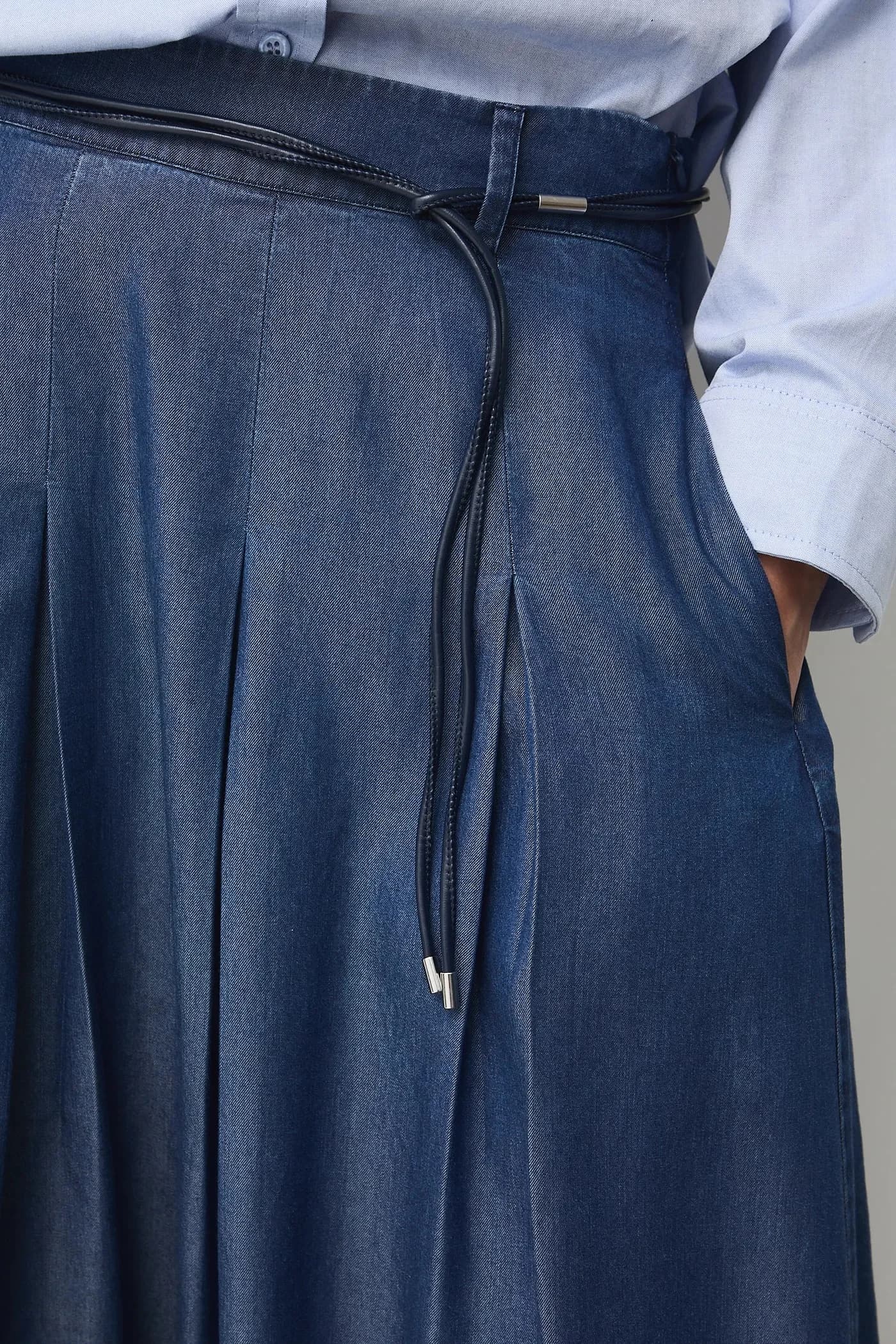 Джинсовая юбка - фото 4