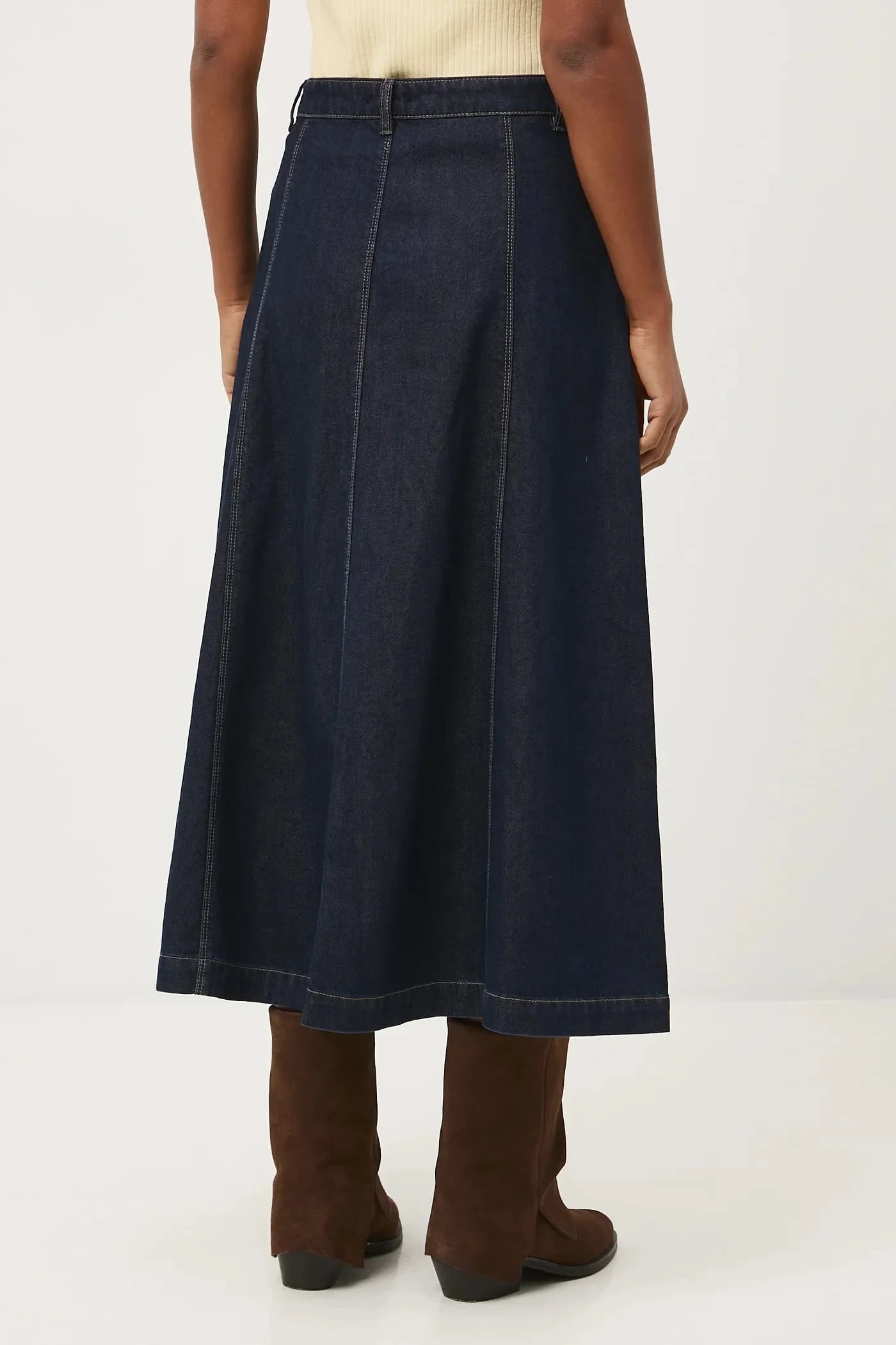 Джинсовая юбка - фото 3