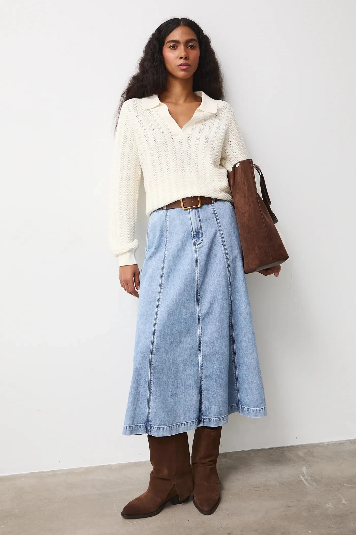 Джинсовая юбка