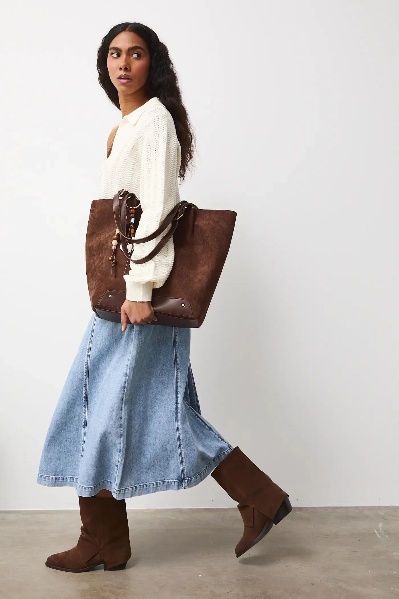 Джинсовая юбка - фото 2