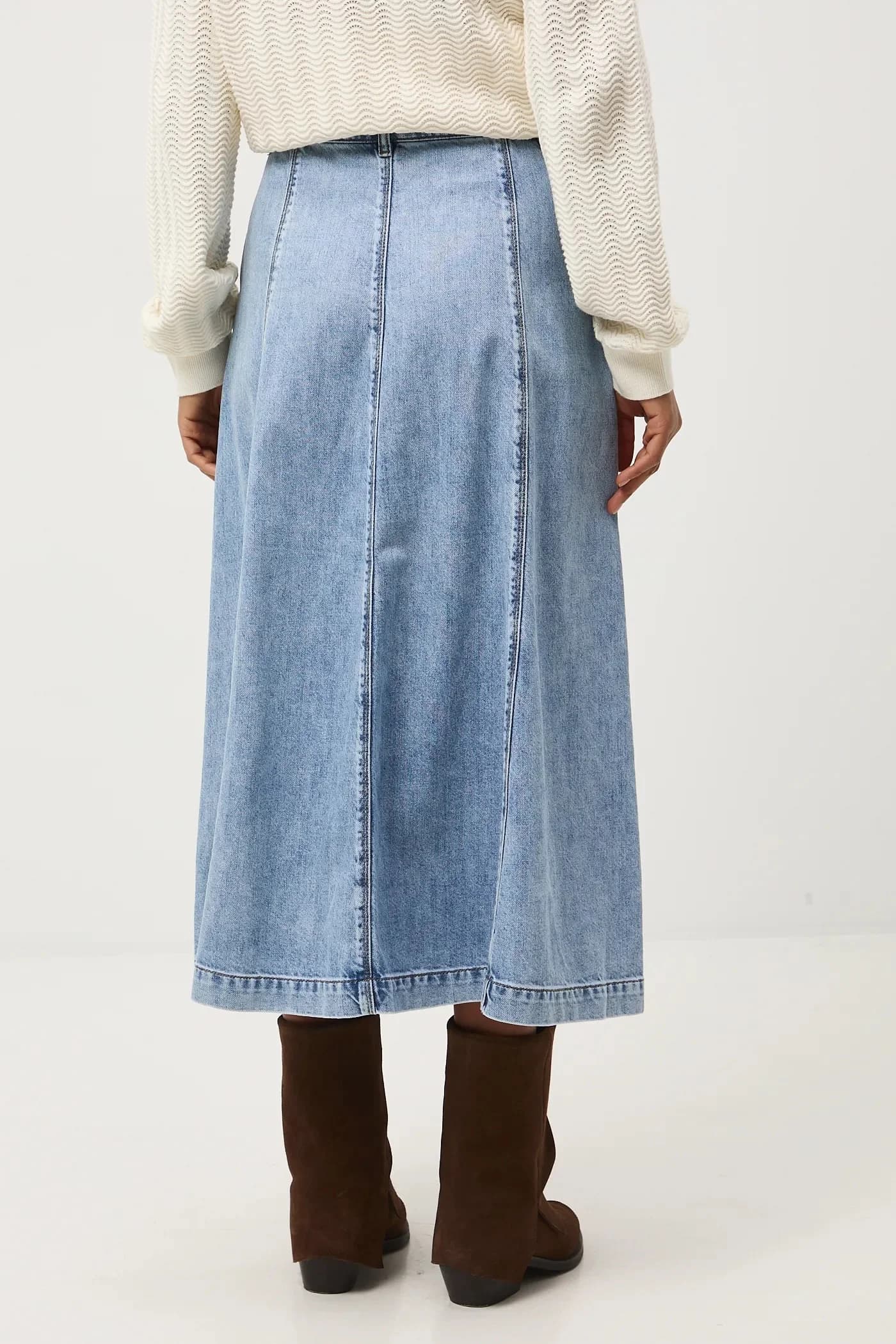 Джинсовая юбка - фото 3