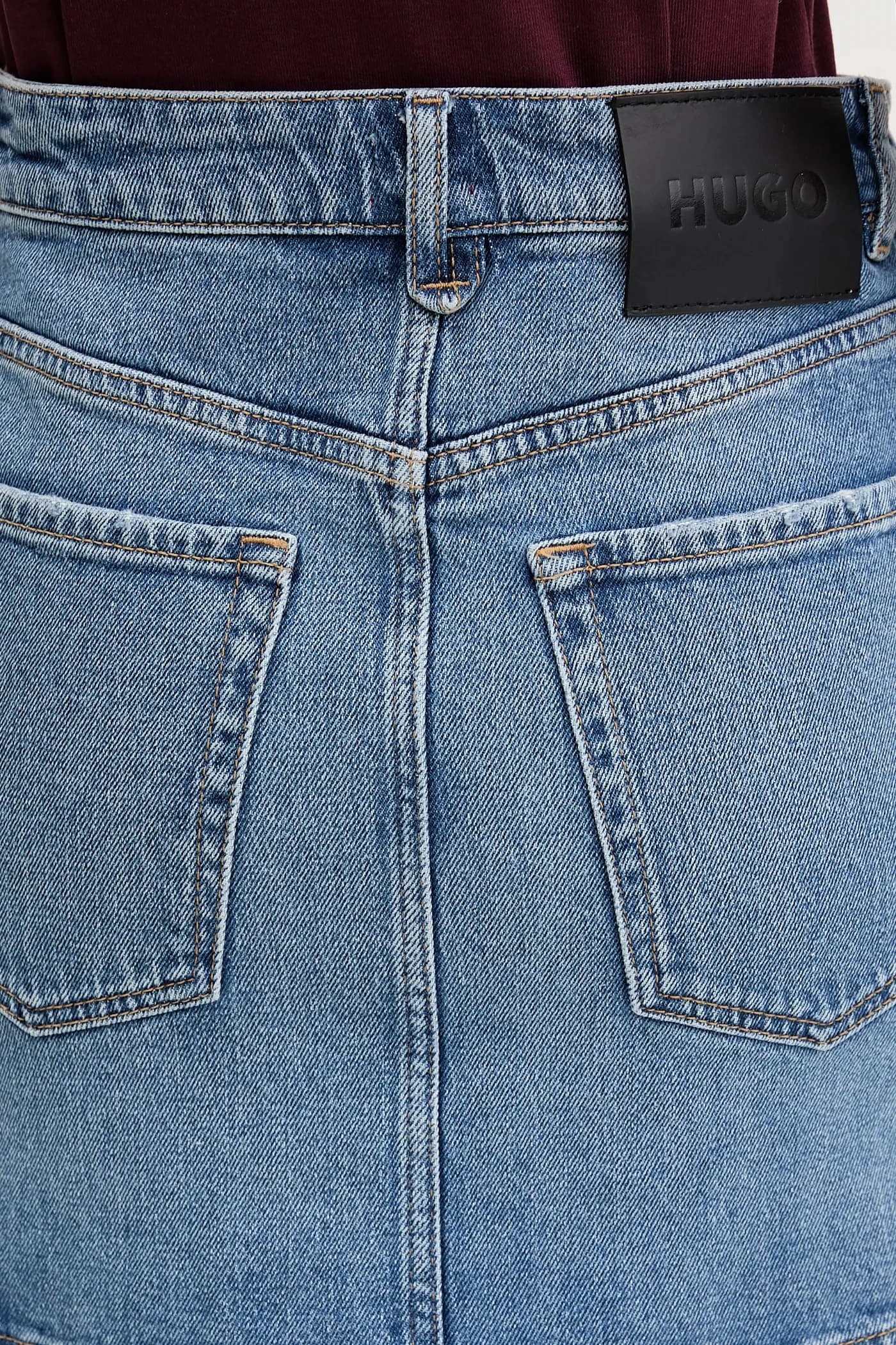 джинсовая юбка Gilvie - фото 4