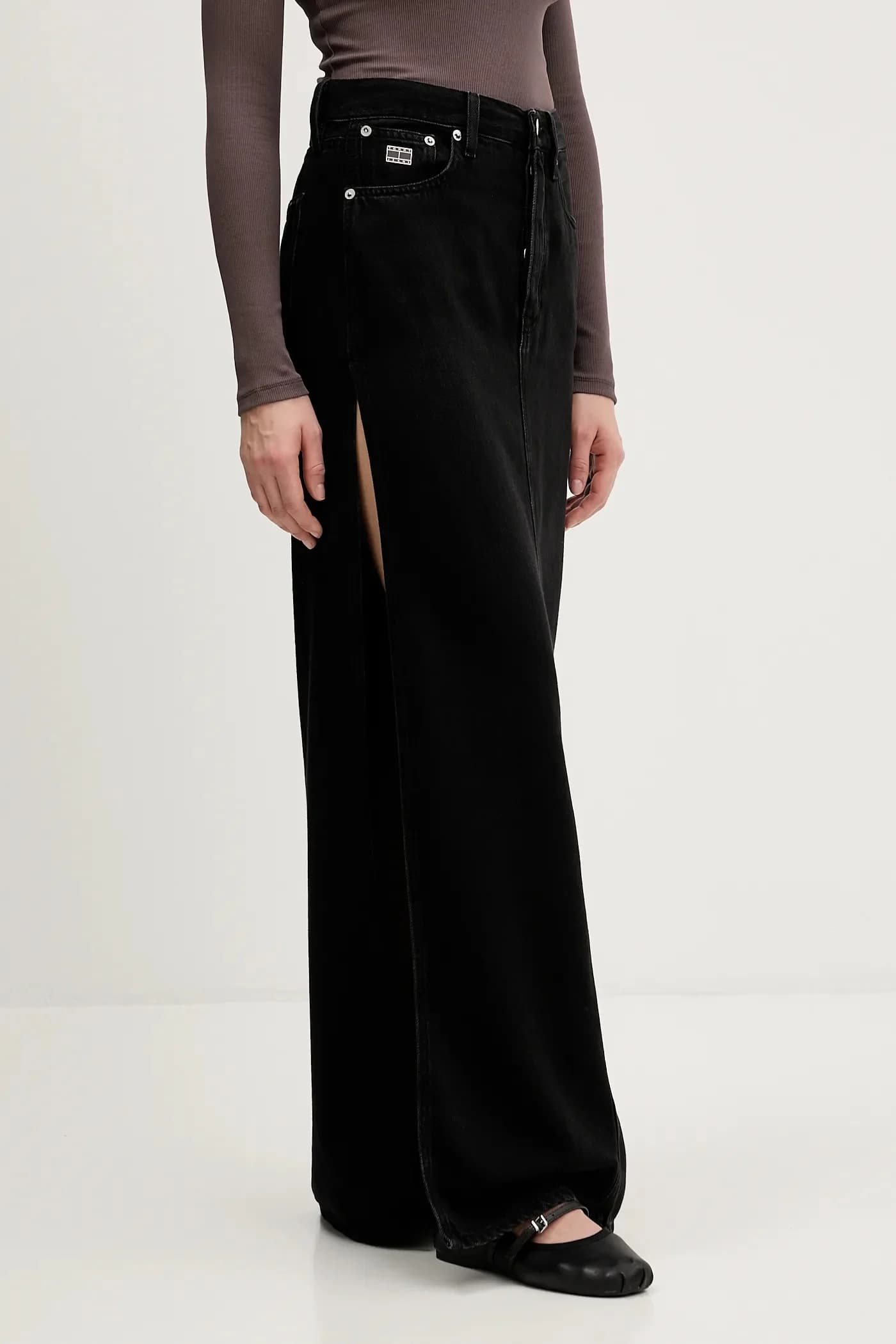 Джинсовая юбка - фото 3