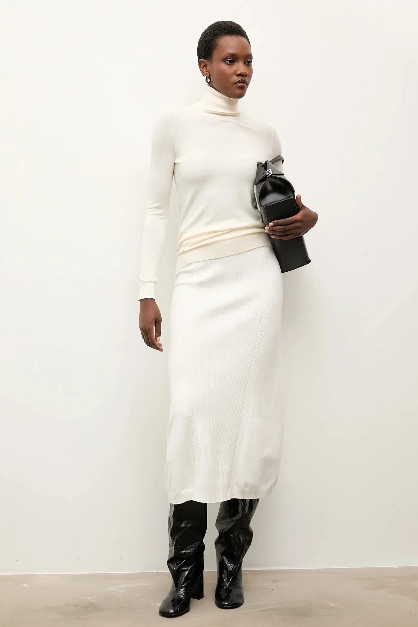 Кашемировая юбка - фото 2