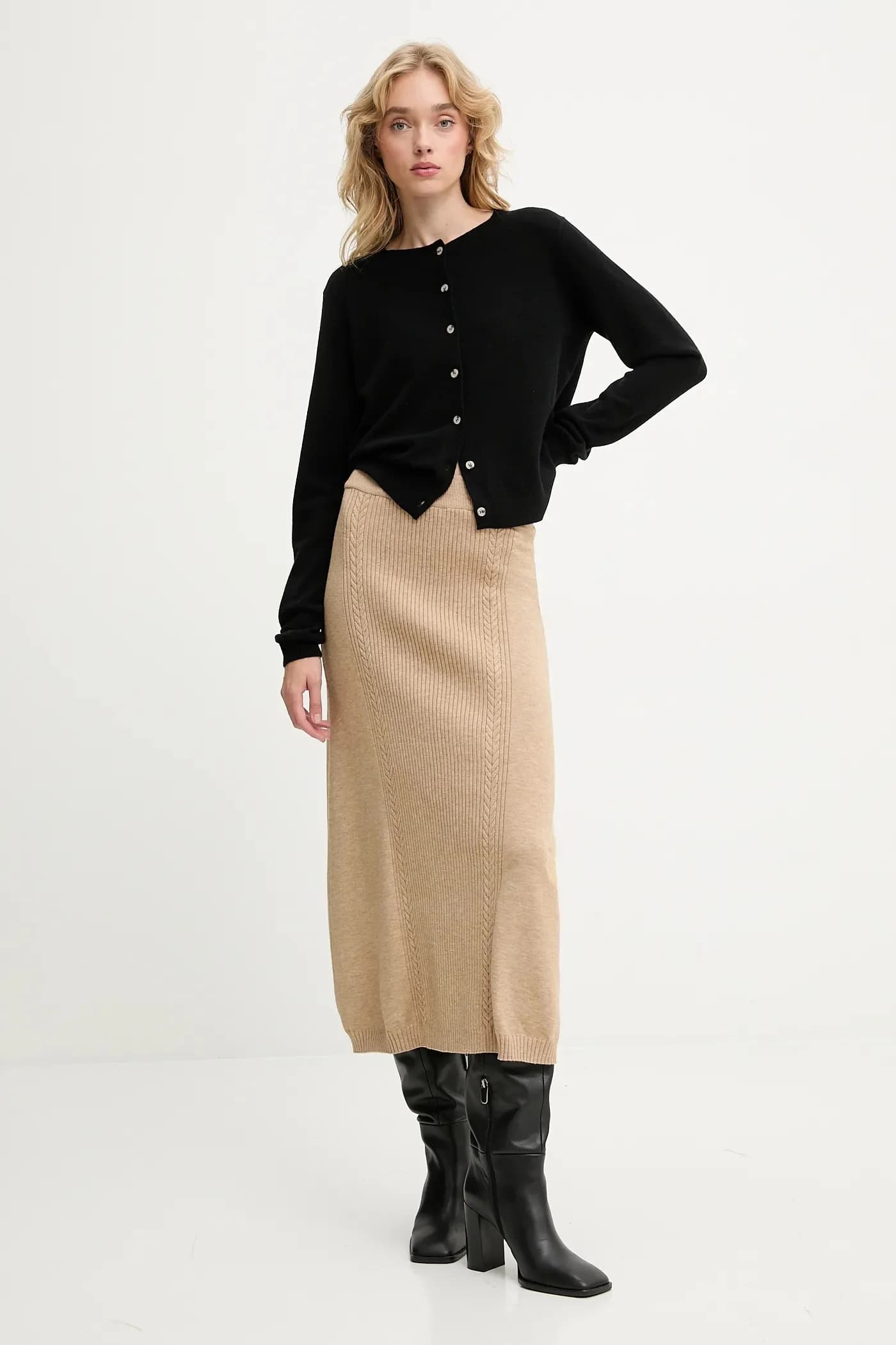 Кашемировая юбка - фото 2