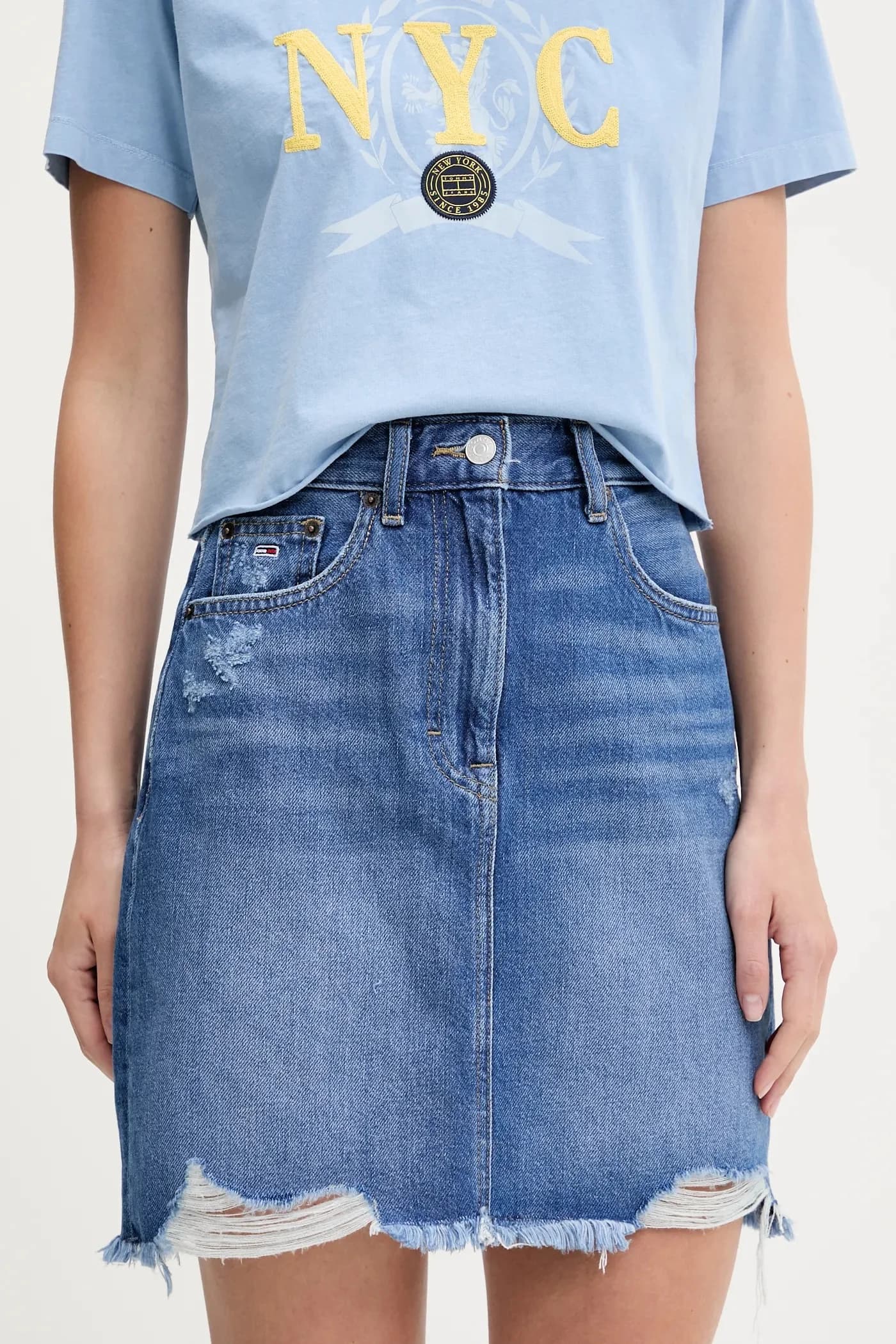 Джинсовая юбка