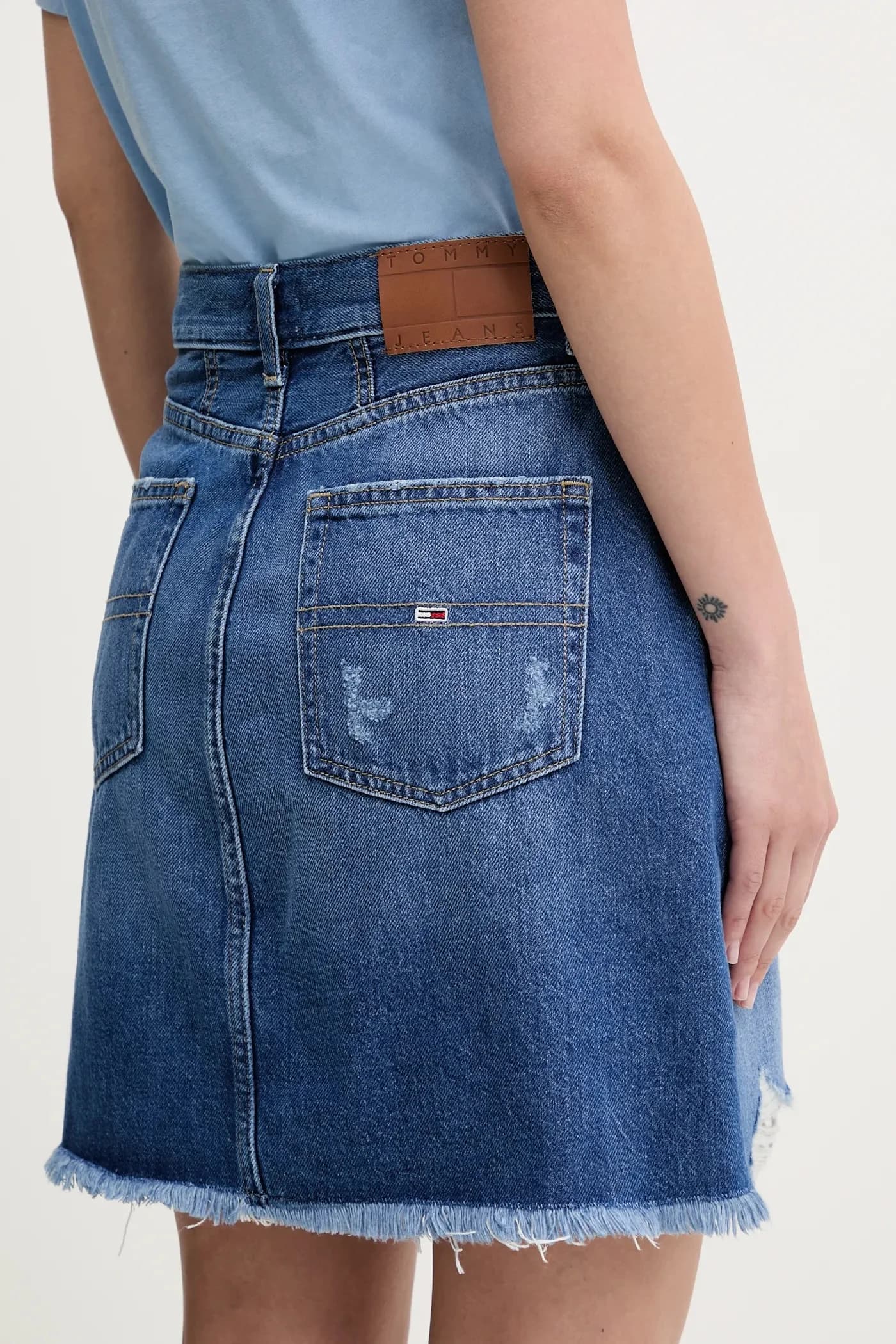 Джинсовая юбка - фото 3