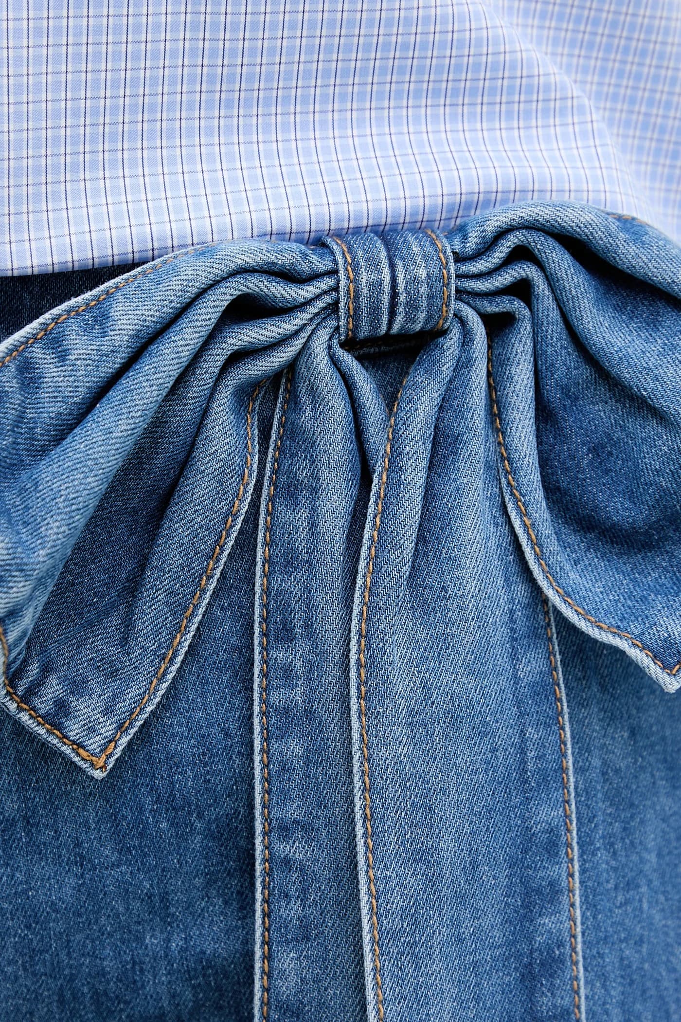 Джинсовая юбка - фото 4