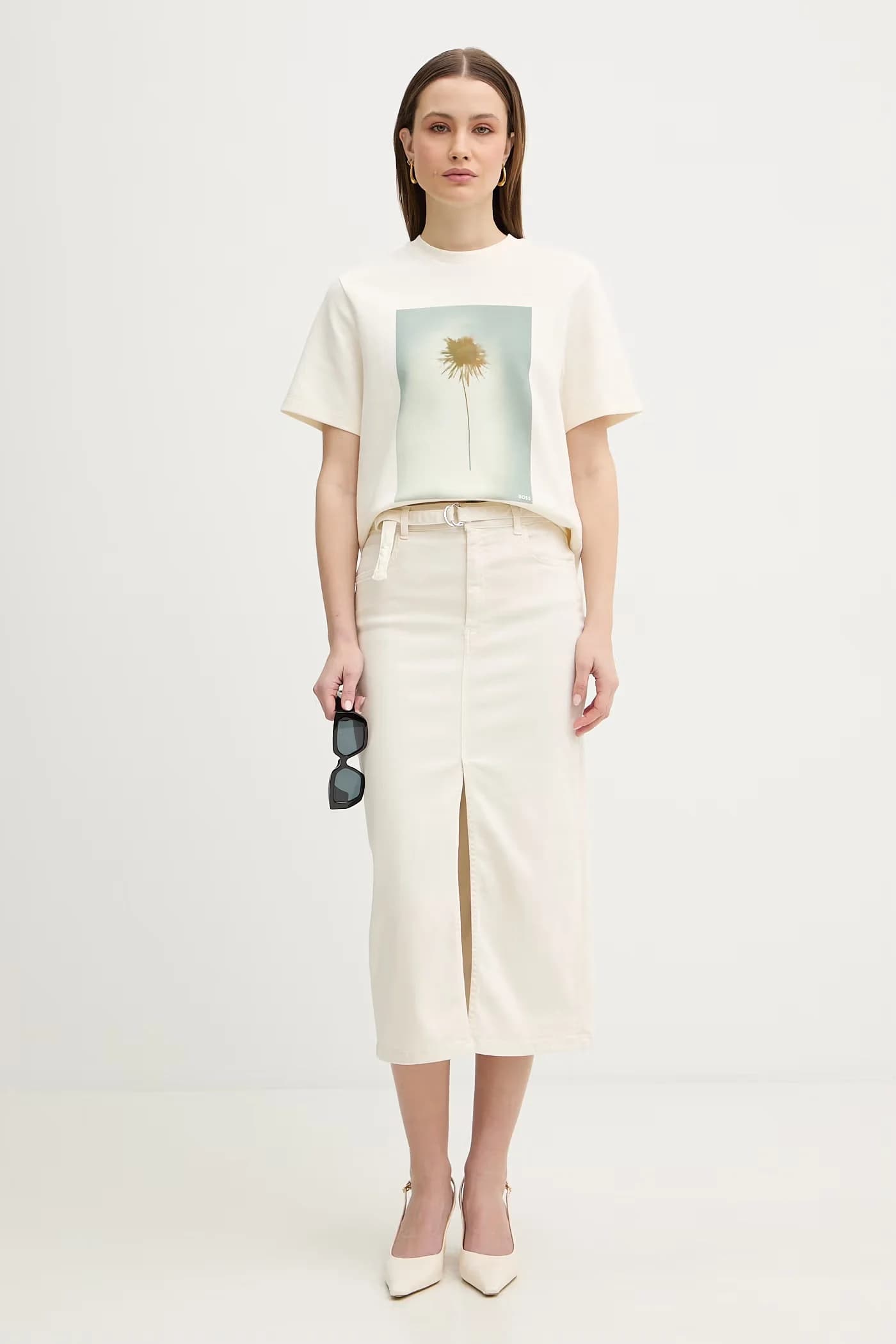 джинсовая юбка MLMOCA - фото 2