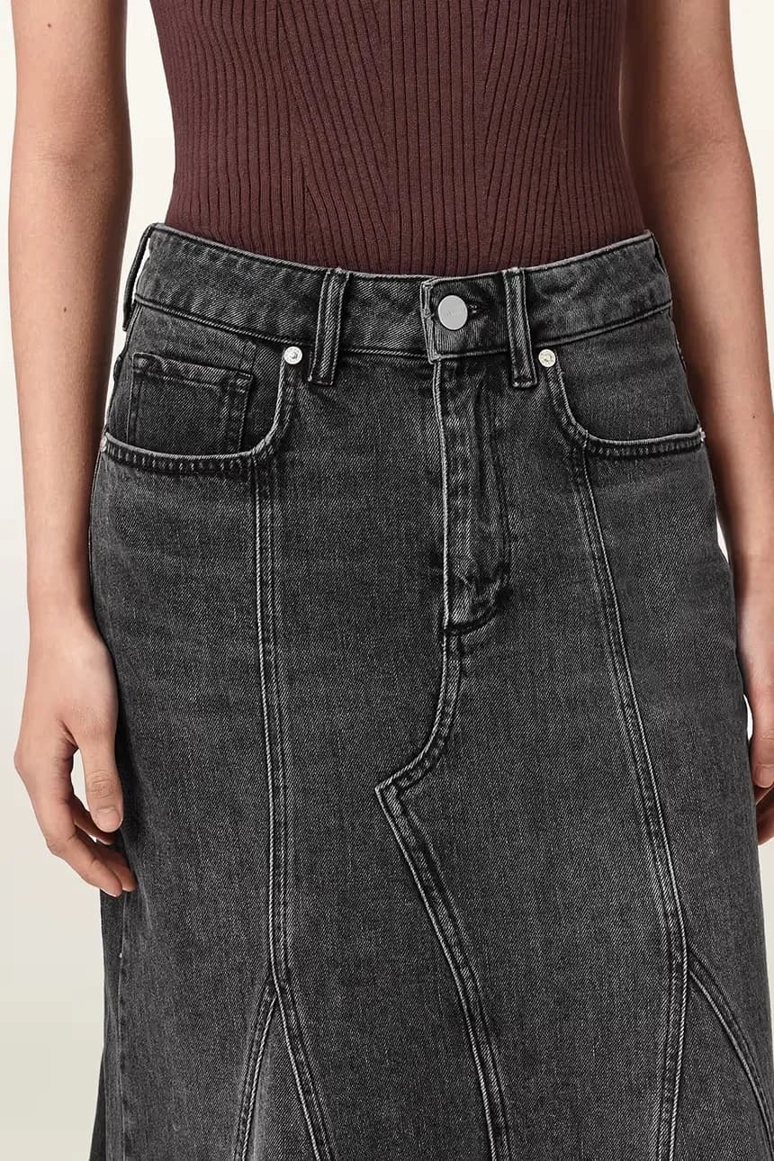 джинсовая юбка ALMA - фото 4