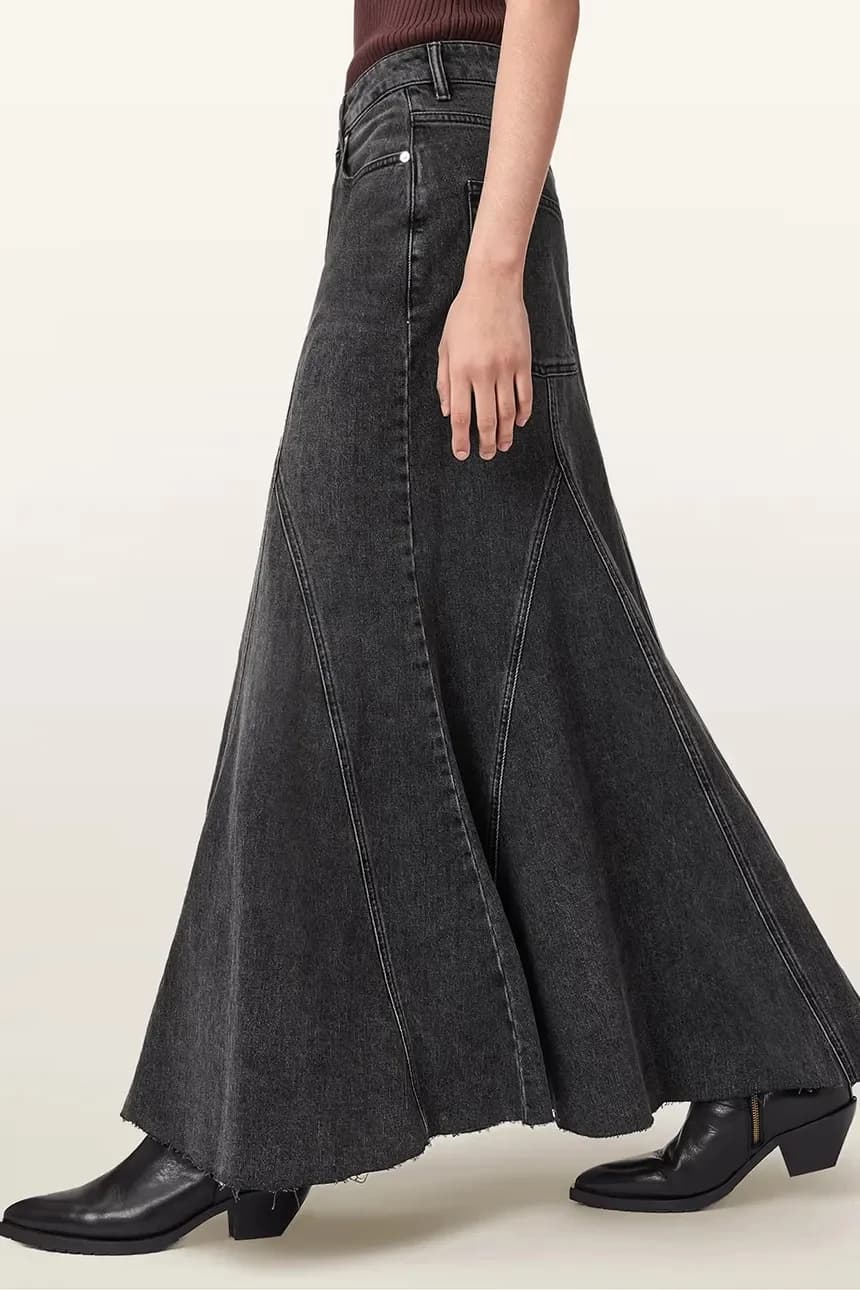 джинсовая юбка ALMA - фото 5