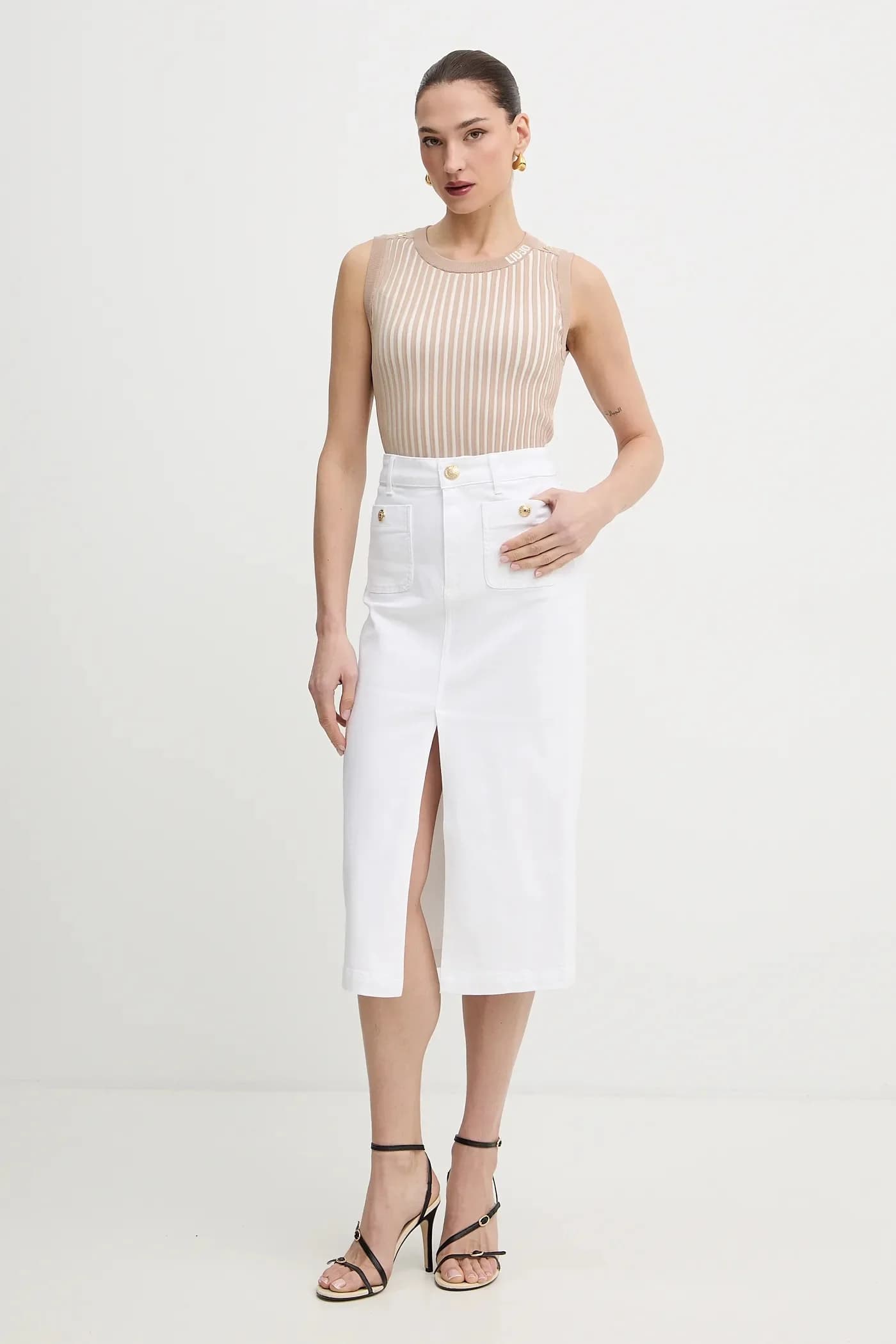 Джинсовая юбка - фото 2