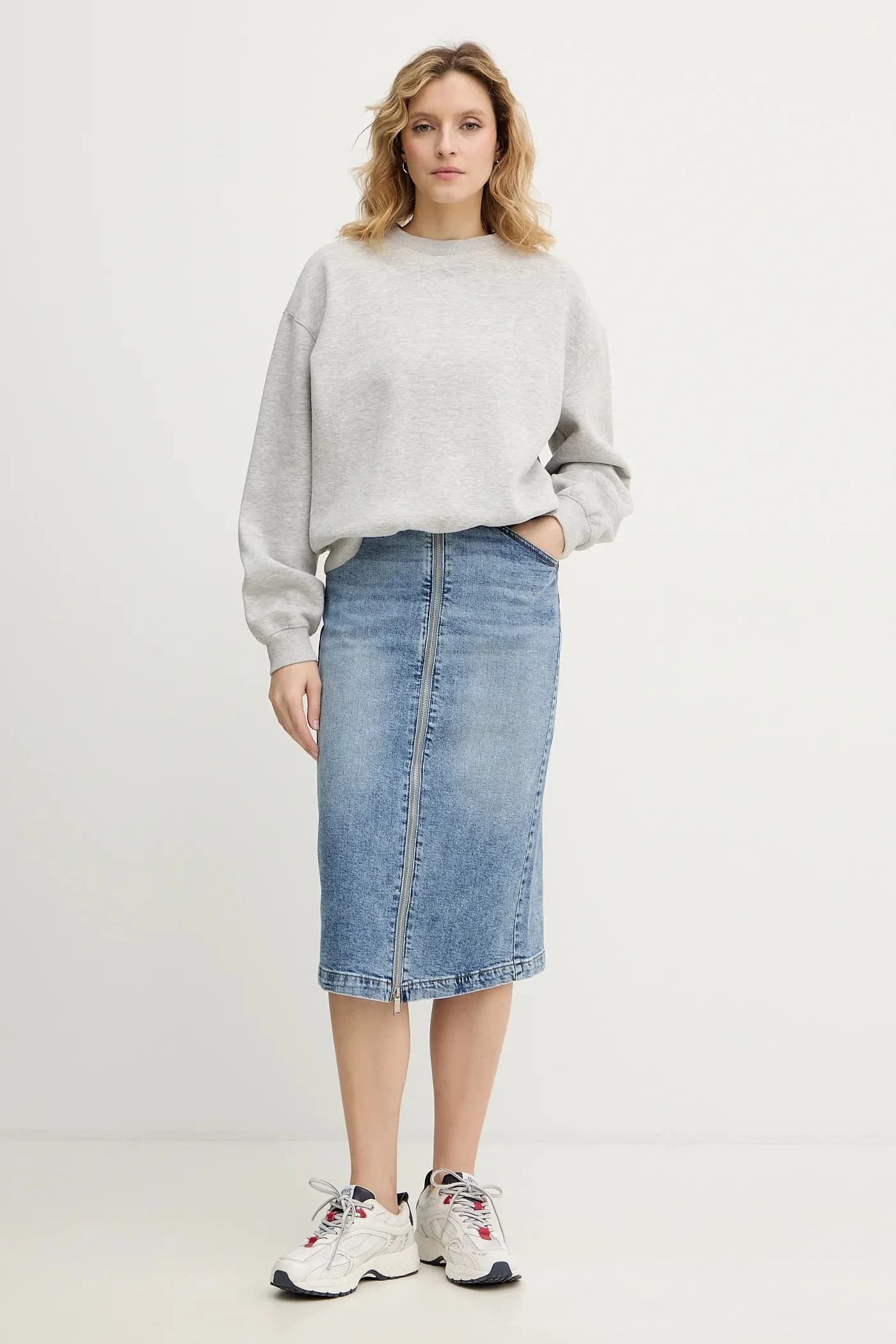 Джинсовая юбка - фото 2