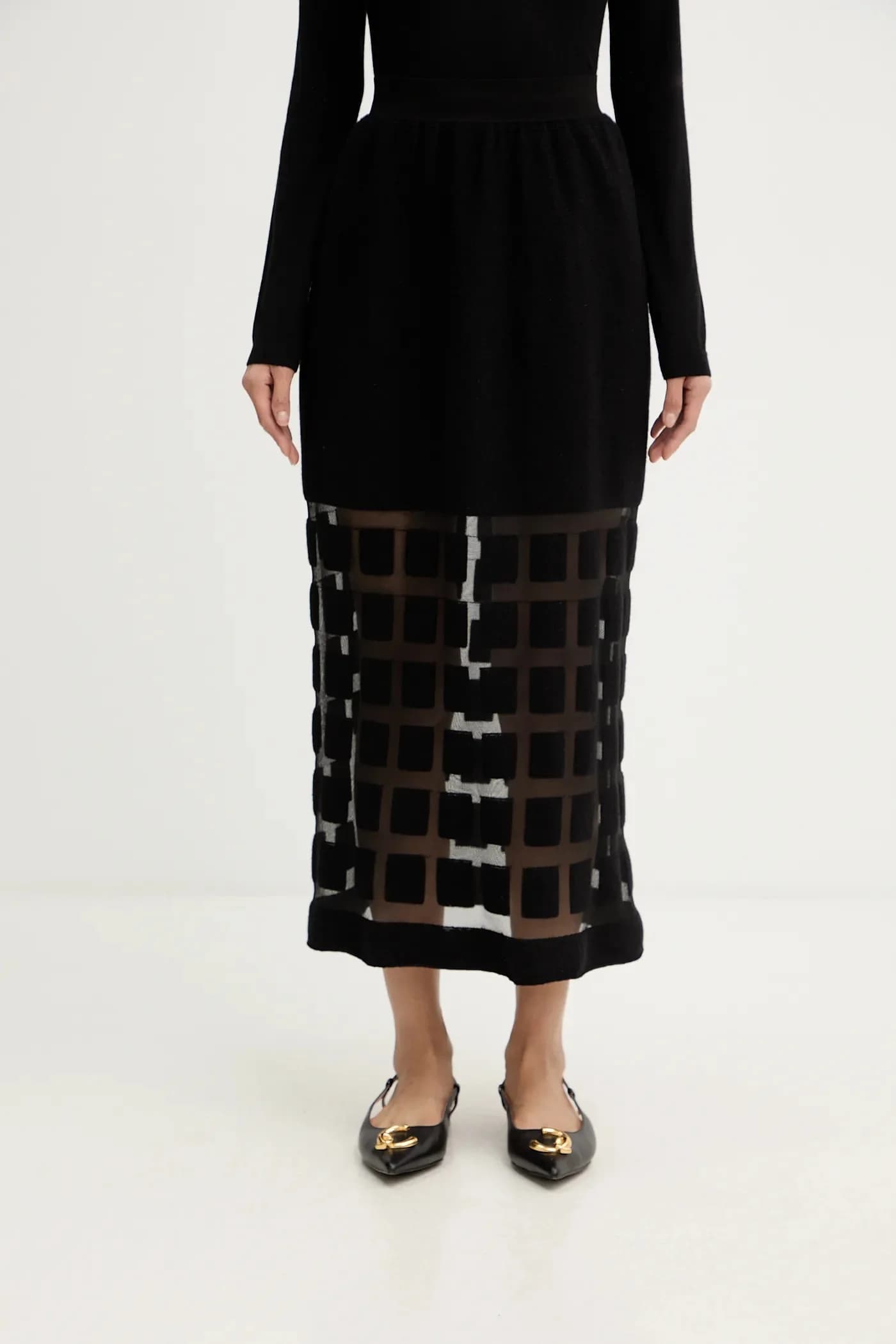 Шерстяная юбка