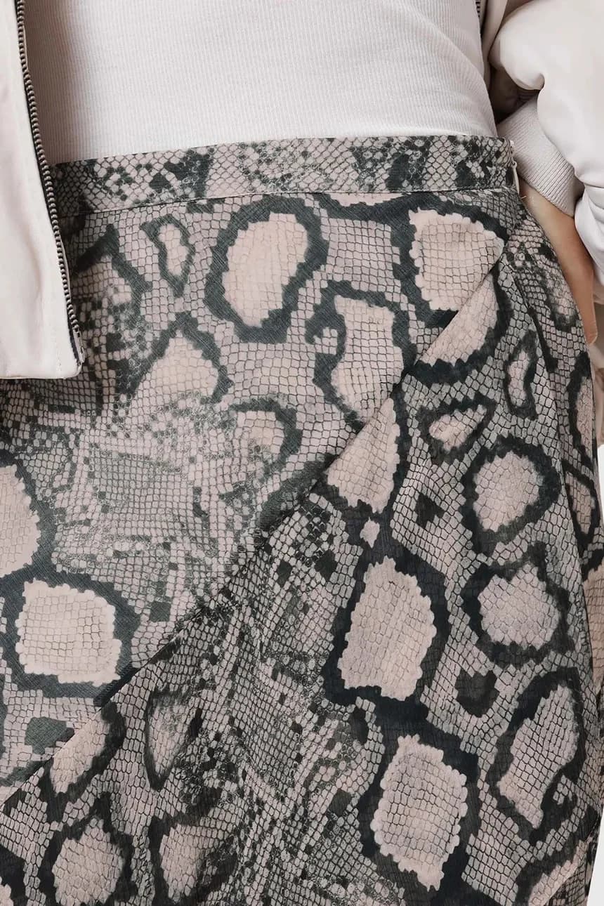 Юбка CASSIE из смесового шелка - фото 3