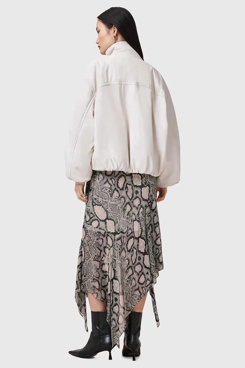 Юбка CASSIE из смесового шелка - фото 5