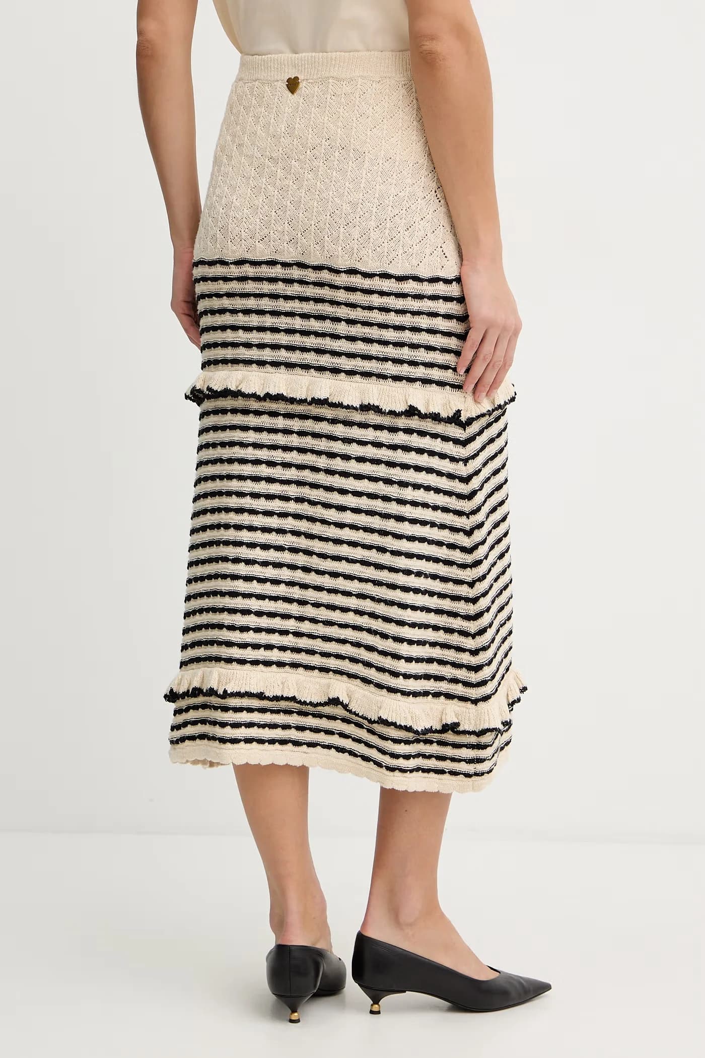 Юбка из смесового льна - фото 3