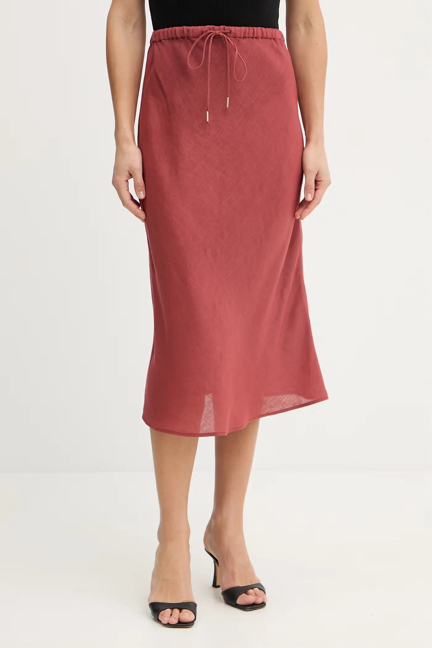 ГАМБА льняная юбка