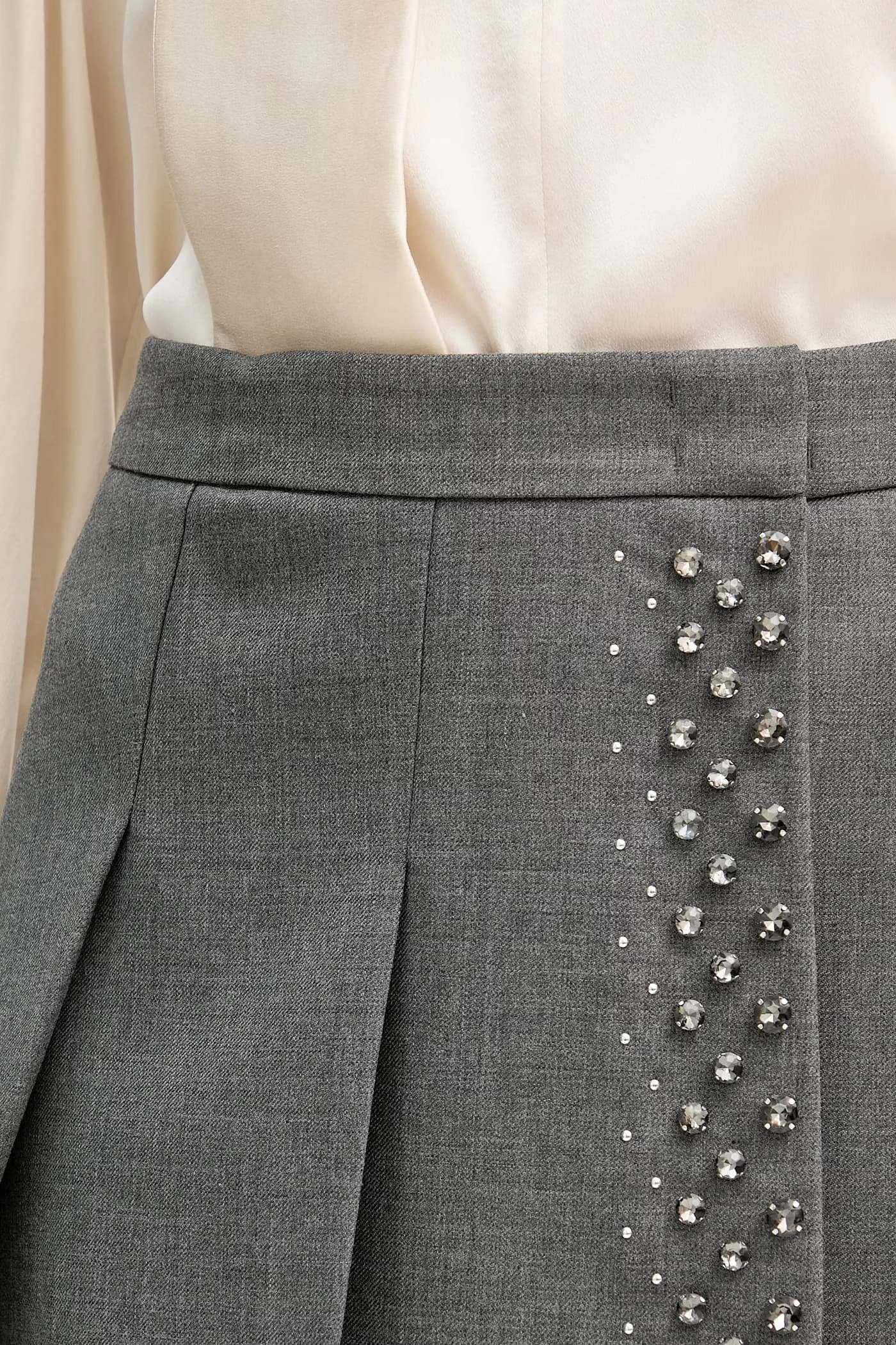 MCOPRUGNA шерстяная юбка - фото 4