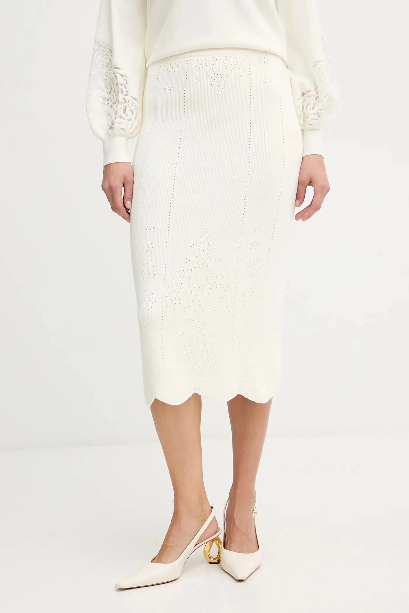 Юбка из смесовой шерсти