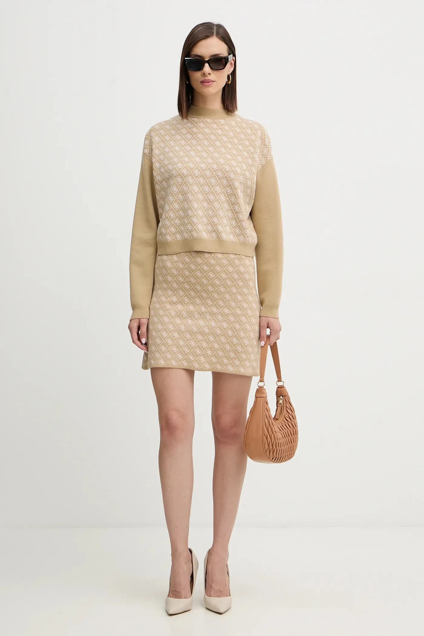 Юбка AUBREY из смесовой шерсти - фото 2