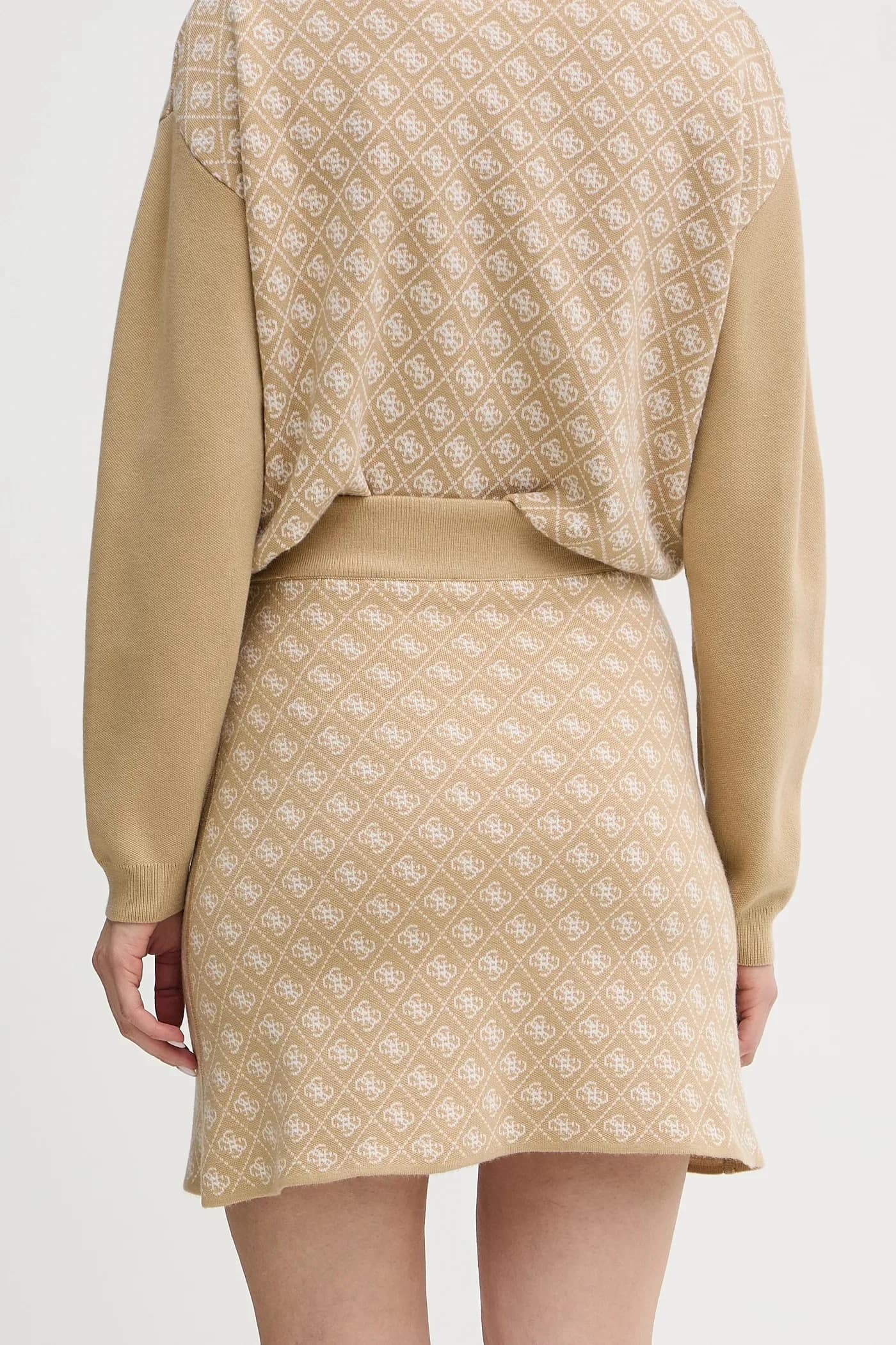 Юбка AUBREY из смесовой шерсти - фото 3