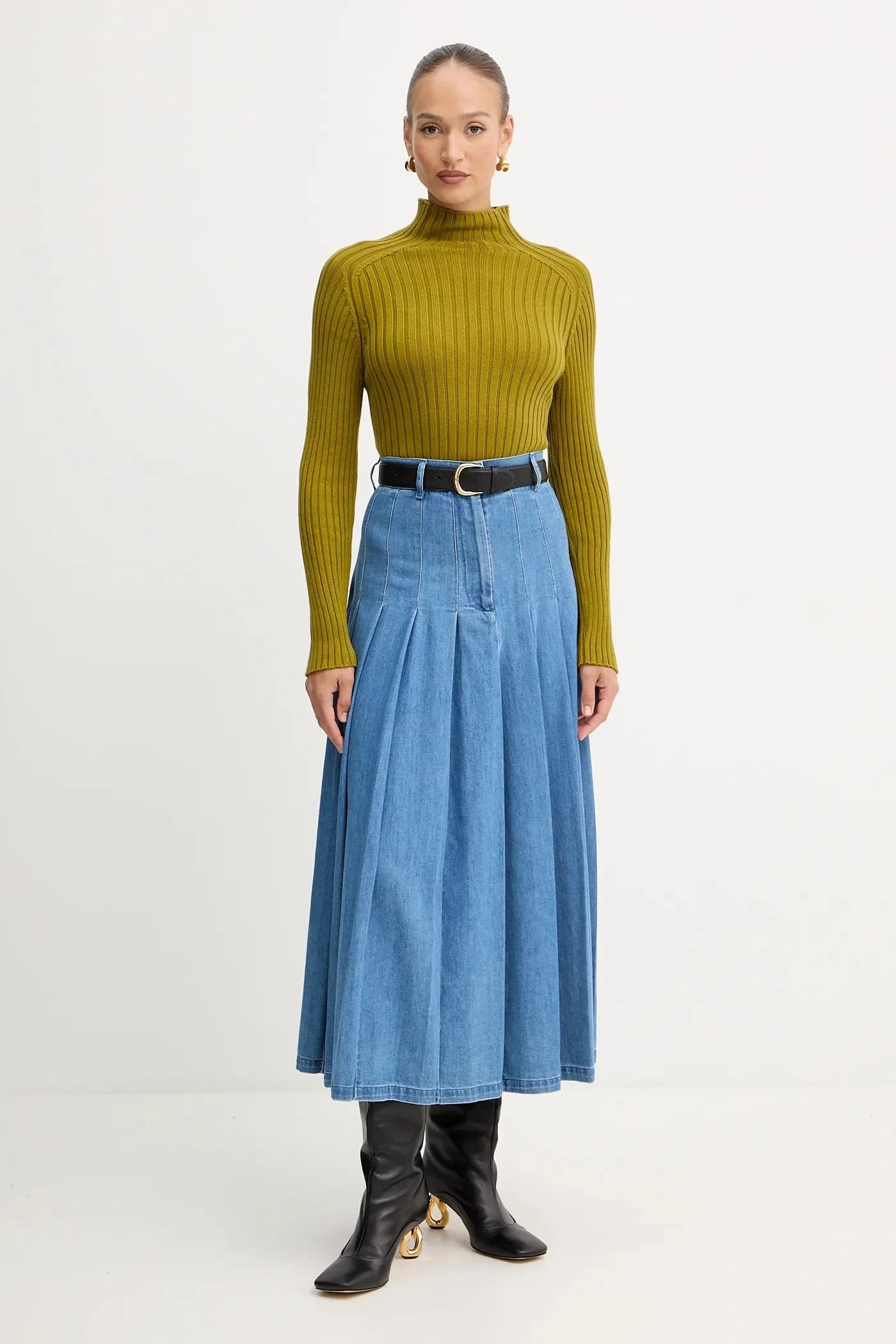 джинсовая юбка OPUNZIA - фото 2