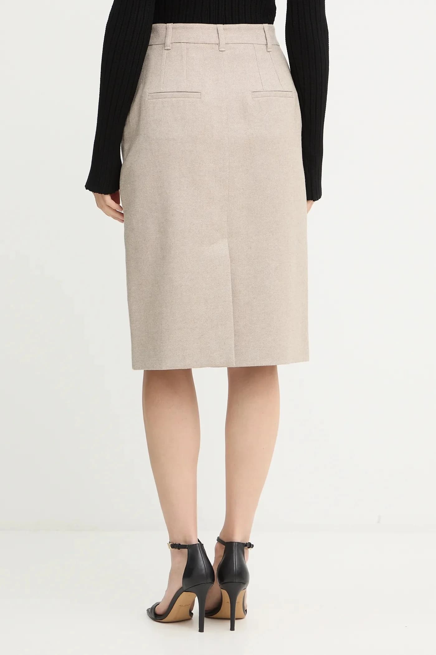 Юбка из смесовой шерсти - фото 3