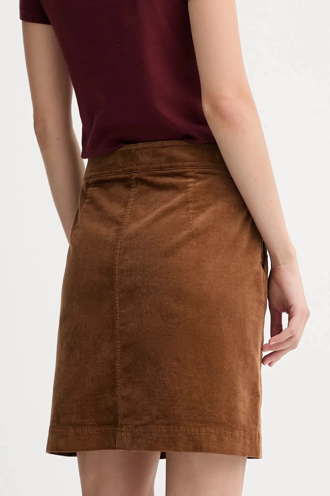Вельветовая юбка - фото 3